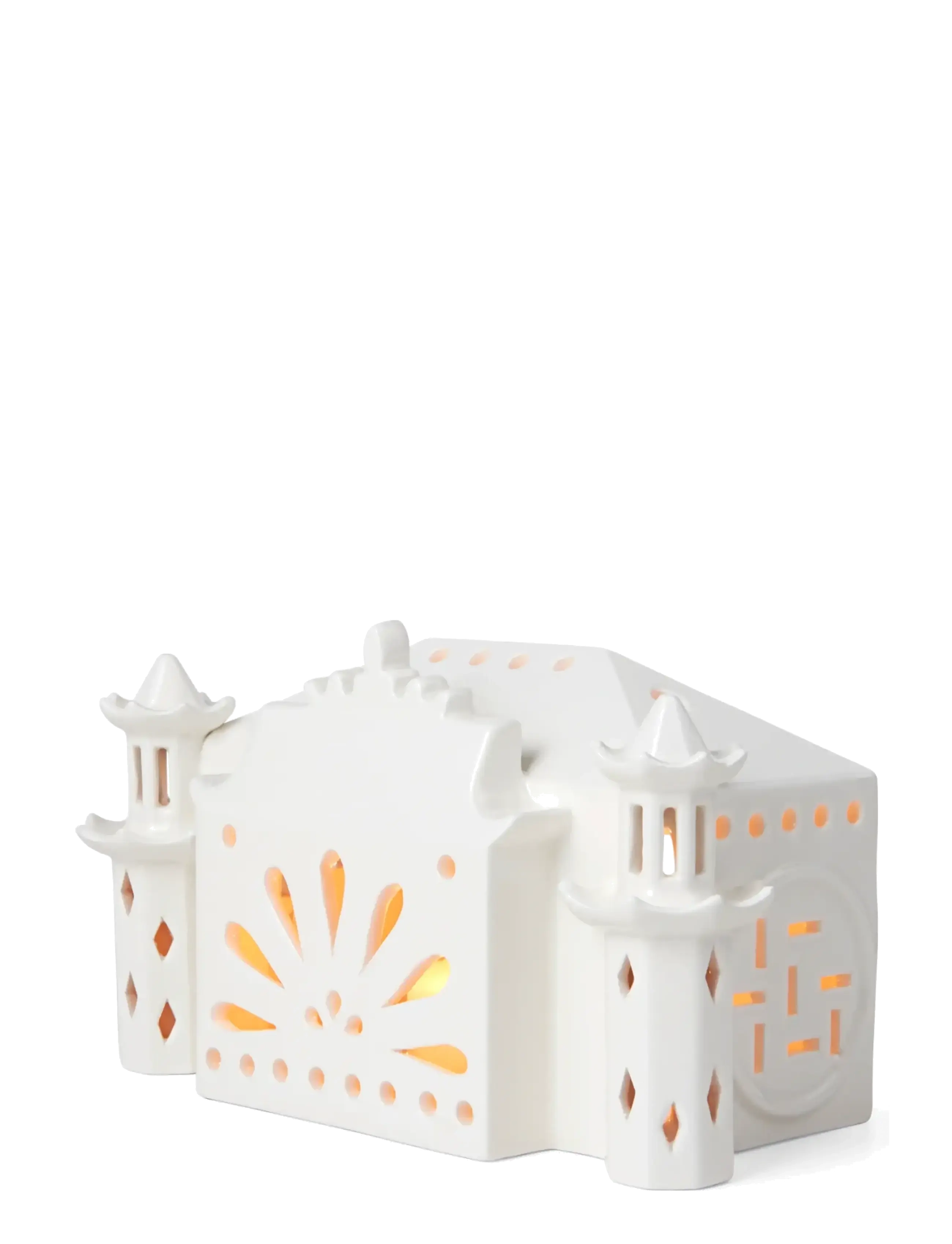 Kähler - Urbania Tivoli Lighthouse Pantomime Theatre white - sprittkertahaldarar - white - 4