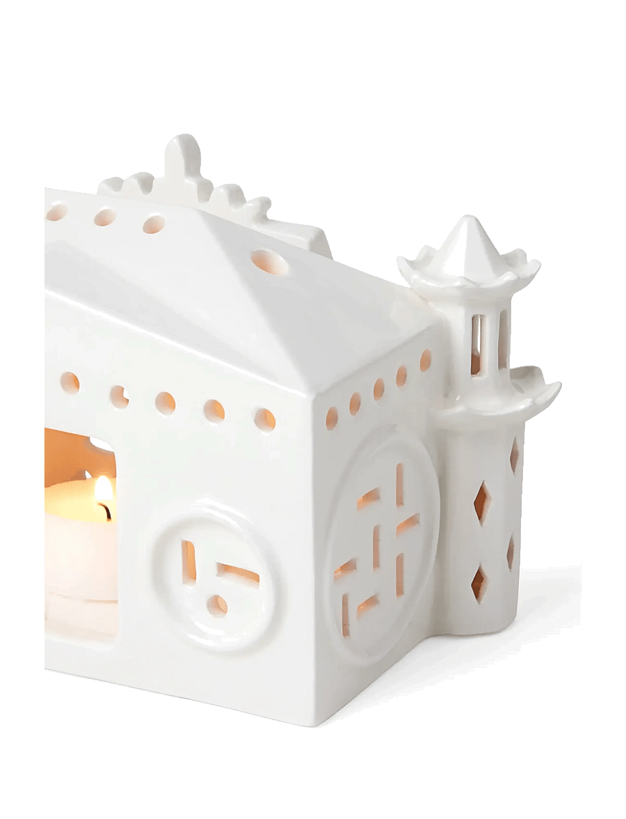 Kähler - Urbania Tivoli Lighthouse Pantomime Theatre white - teeküünlahoidjad - white - 5