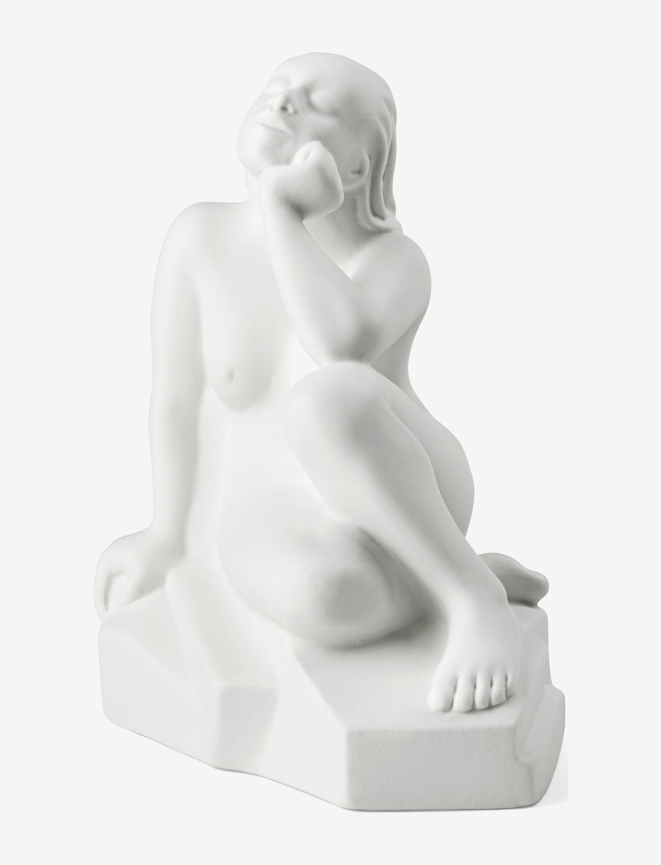 Kähler - Moments of Being Silent Change H18.5 hvid - skulpturer & porcelænsfigurer - white - 1