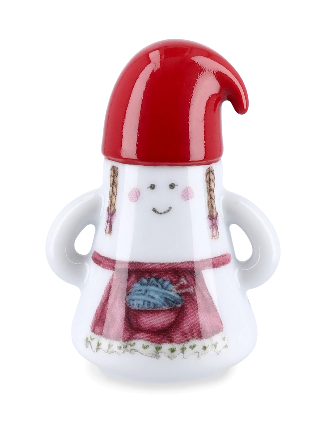 Kähler Hammershøi Christmas Nissemor Ø6 cm hvid m. deko - Vis alt - WHITE W. DECO / white