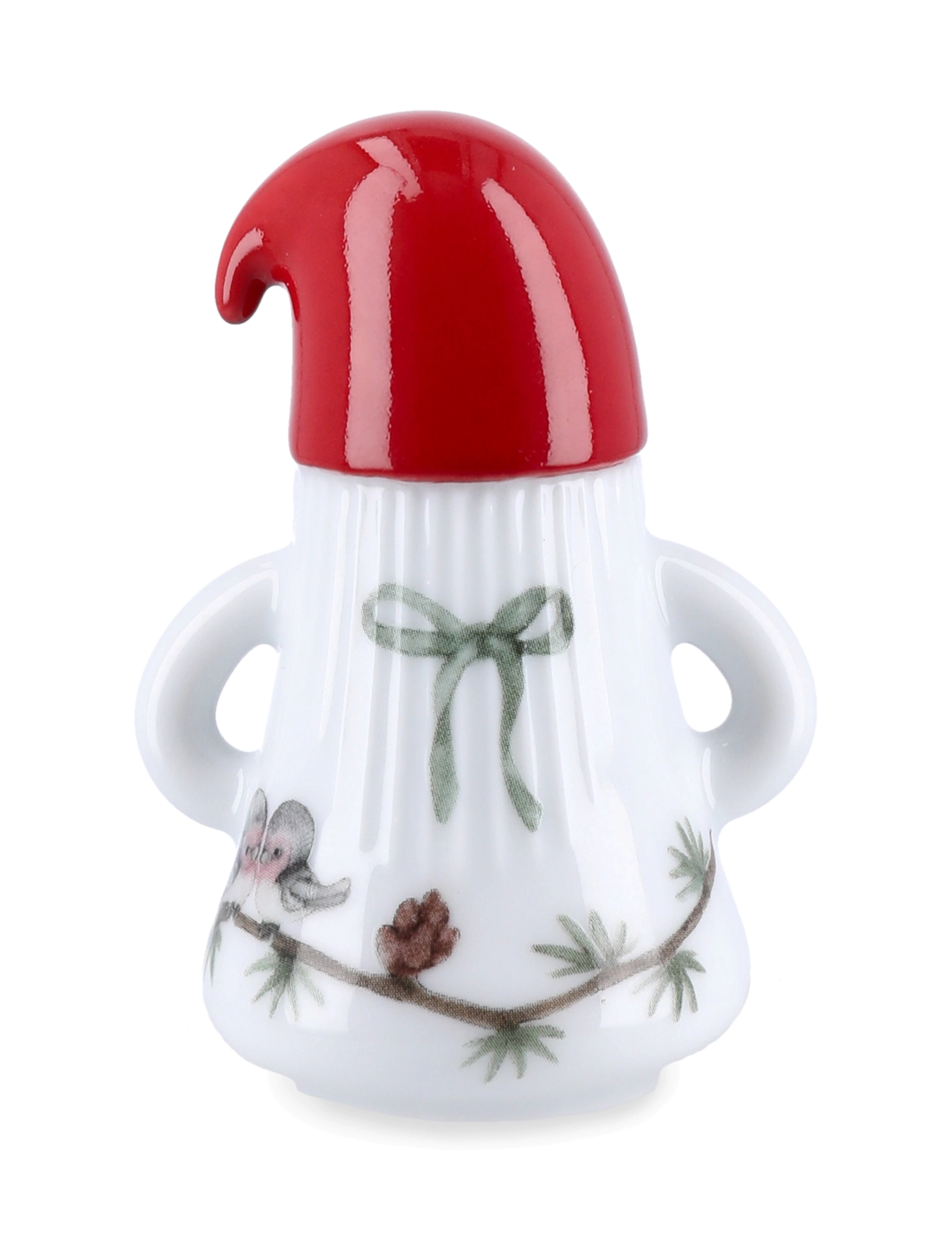 Kähler - Hammershøi Christmas Nissemor Ø6 cm hvid m. deko - white w. deco - 3