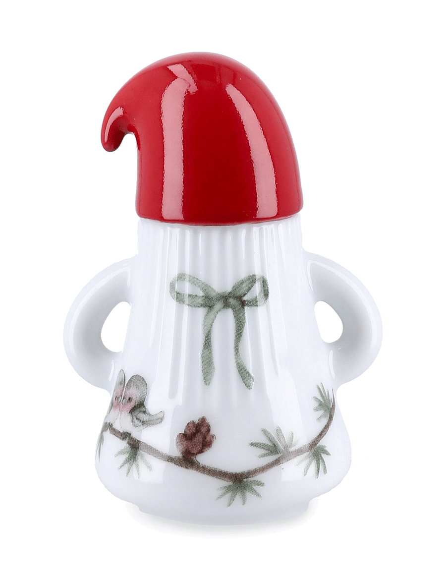 Kähler - Hammershøi Christmas Mother Elf Ø6 cm white w. deco - white w. deco - 3