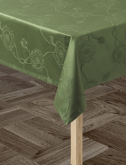 Kähler - Hammershøi Poppy Damask tablecloth 150x220 cm green - pöytäliinat - green - 1