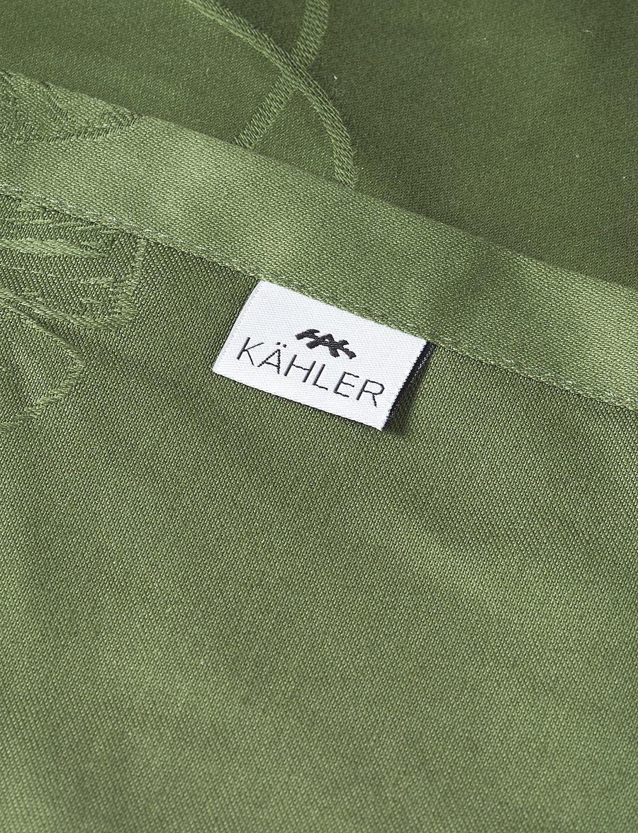 Kähler - Hammershøi Poppy Damask tablecloth 150x320 cm green - laudlinad - green - 2