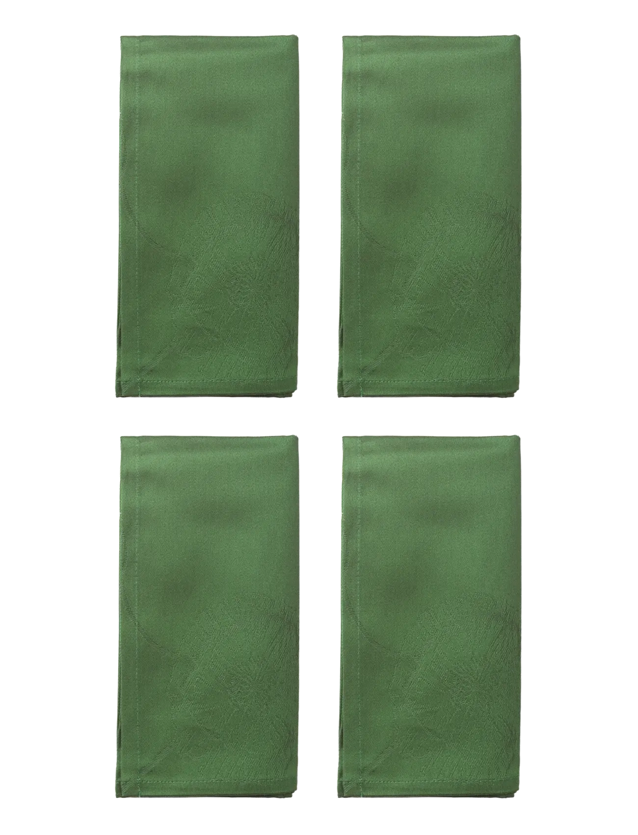 KÄHLER Hammershøi Poppy Stofserviet 45X45 Cm Grøn 4 Stk. Grün - 45X45CM - Unisex