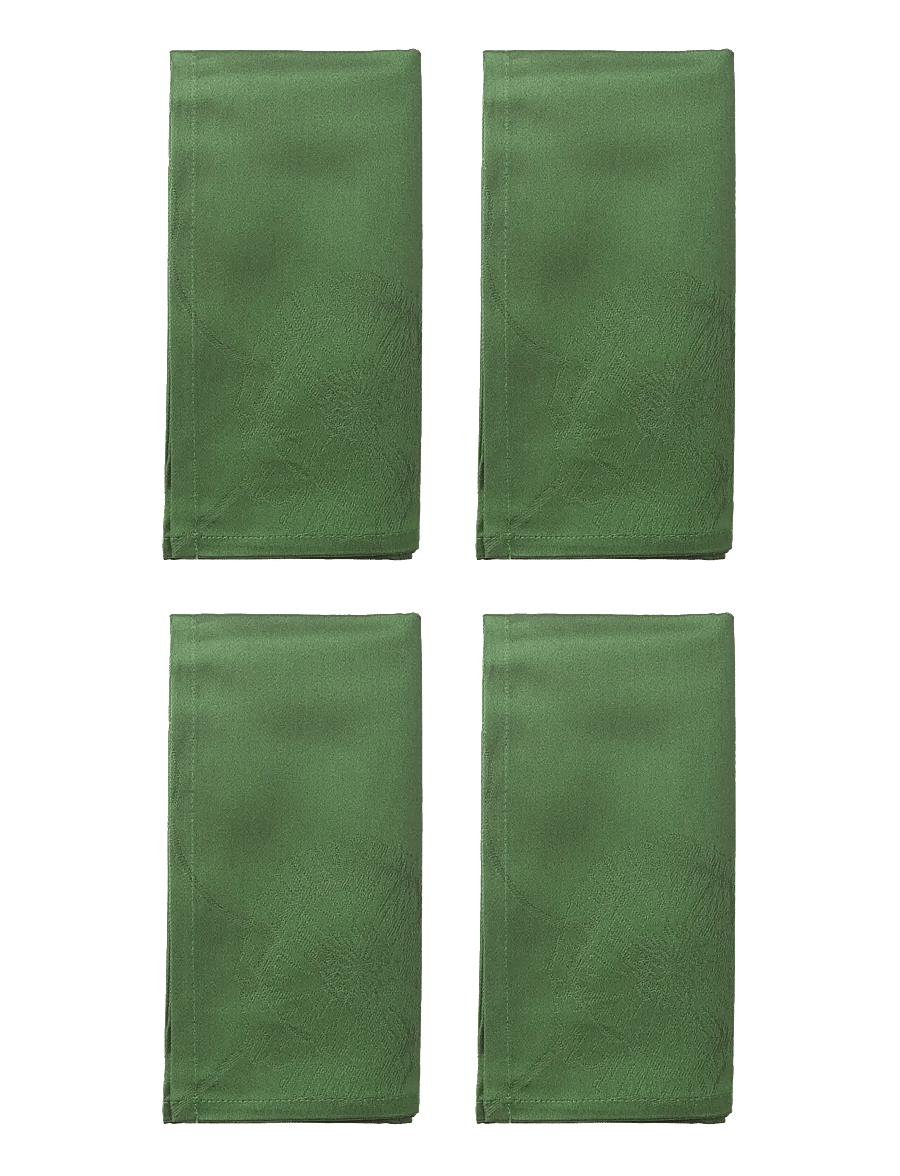Kähler - Hammershøi Poppy Napkin 45x45 cm green 4 pcs. - stoffservietten - green - 1