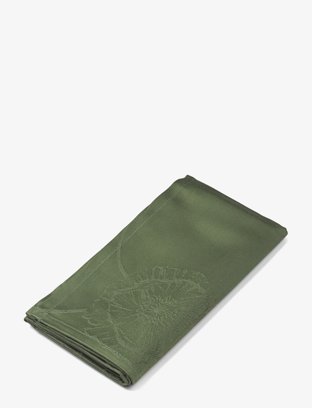 Kähler - Hammershøi Poppy Napkin 45x45 cm green 4 pcs. - serviettes en tissu - green - 2