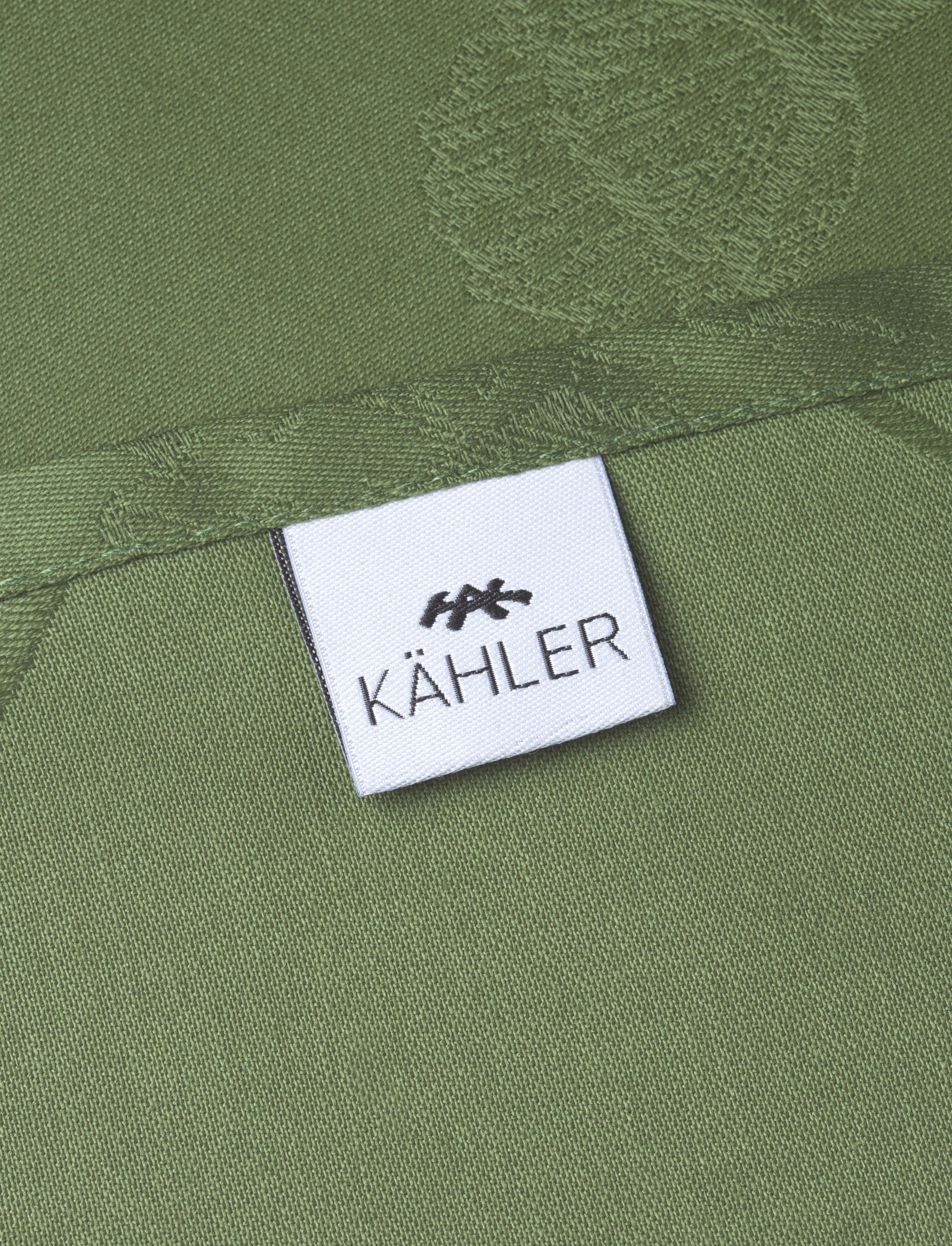 Kähler - Hammershøi Poppy Napkin 45x45 cm green 4 pcs. - serviettes en tissu - green - 3