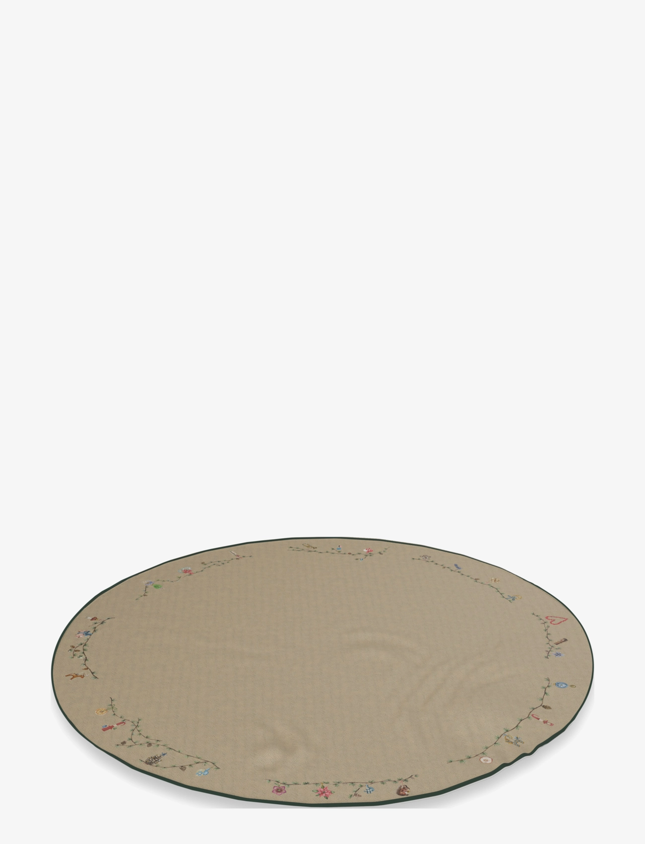 Kähler Hammershøi Christmas Christmas tree rug Ø130 cm sand - Weihnachtsdekoration - SAND / beige