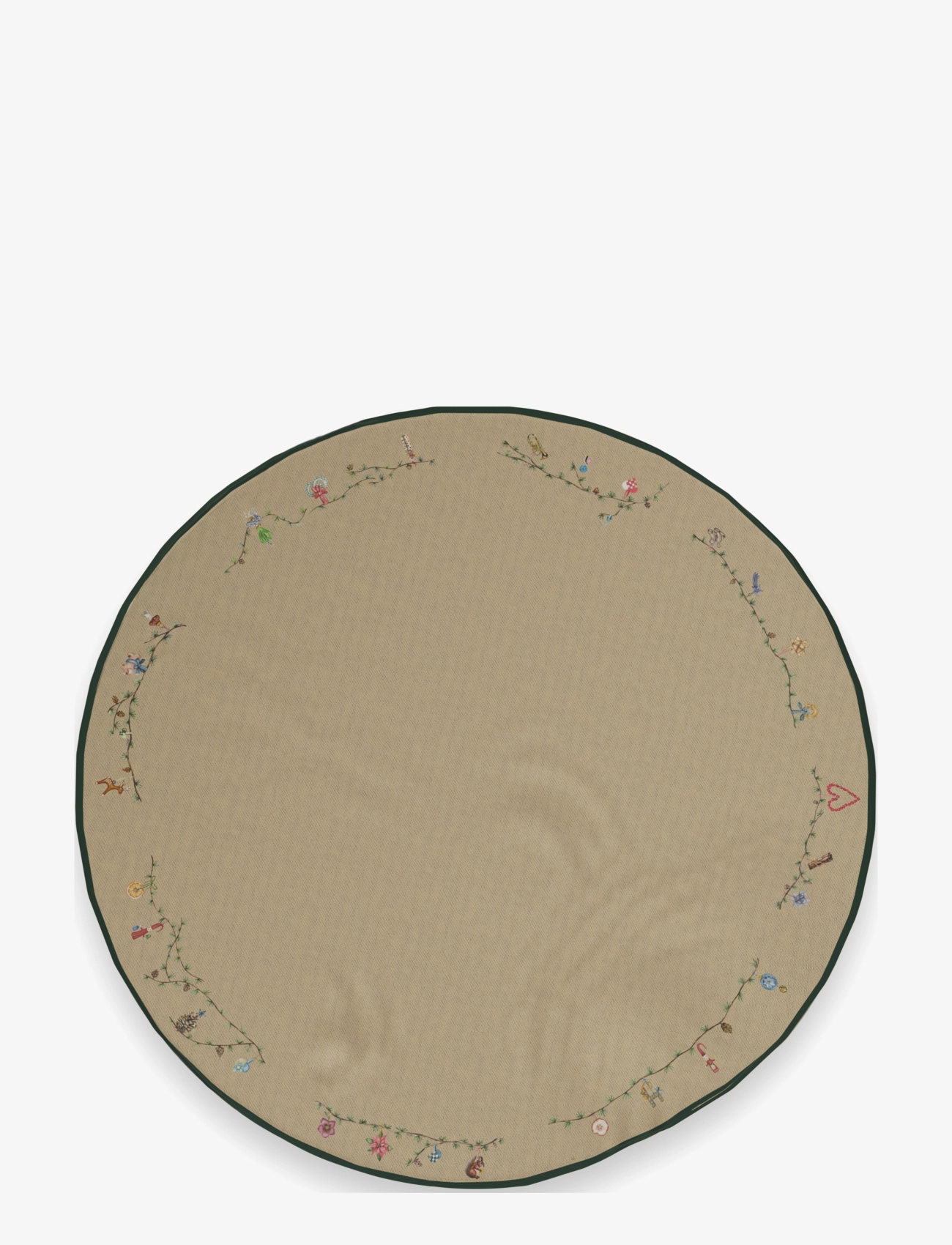 Kähler - Hammershøi Christmas Christmas tree rug Ø130 cm sand - weihnachtsdekoration - sand - 1