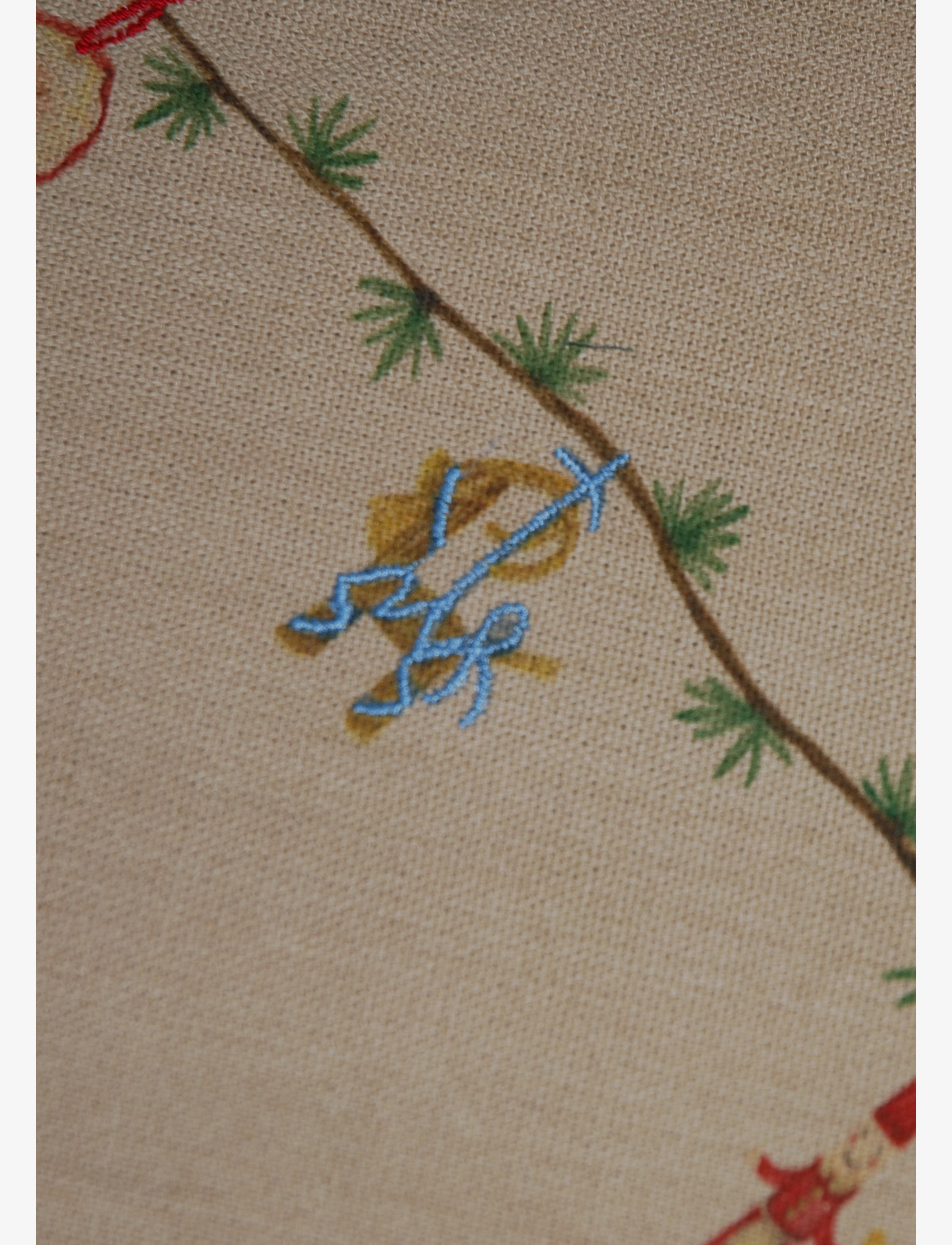 Kähler - Hammershøi Christmas Christmas tree rug Ø130 cm sand - weihnachtsdekoration - sand - 2