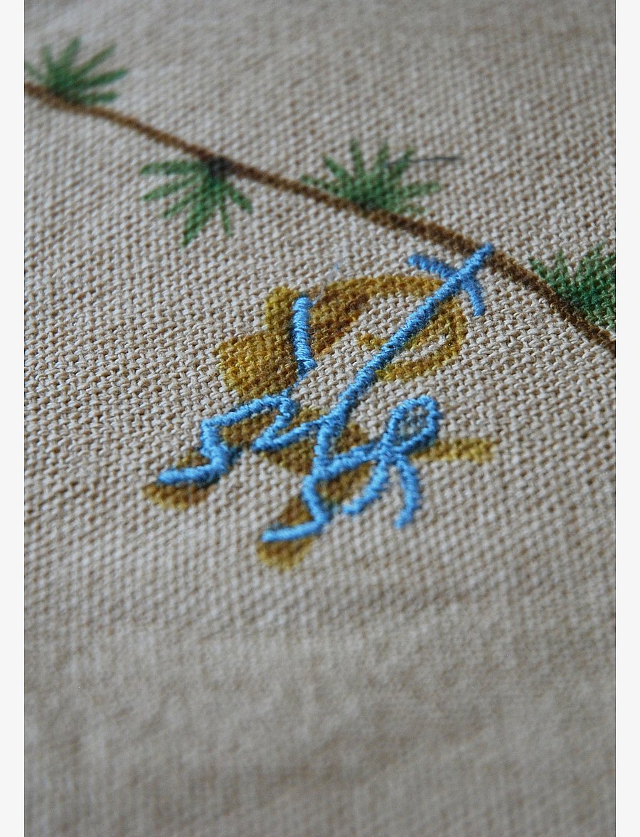 Kähler - Hammershøi Christmas Christmas tree rug Ø130 cm sand - weihnachtsdekoration - sand - 3