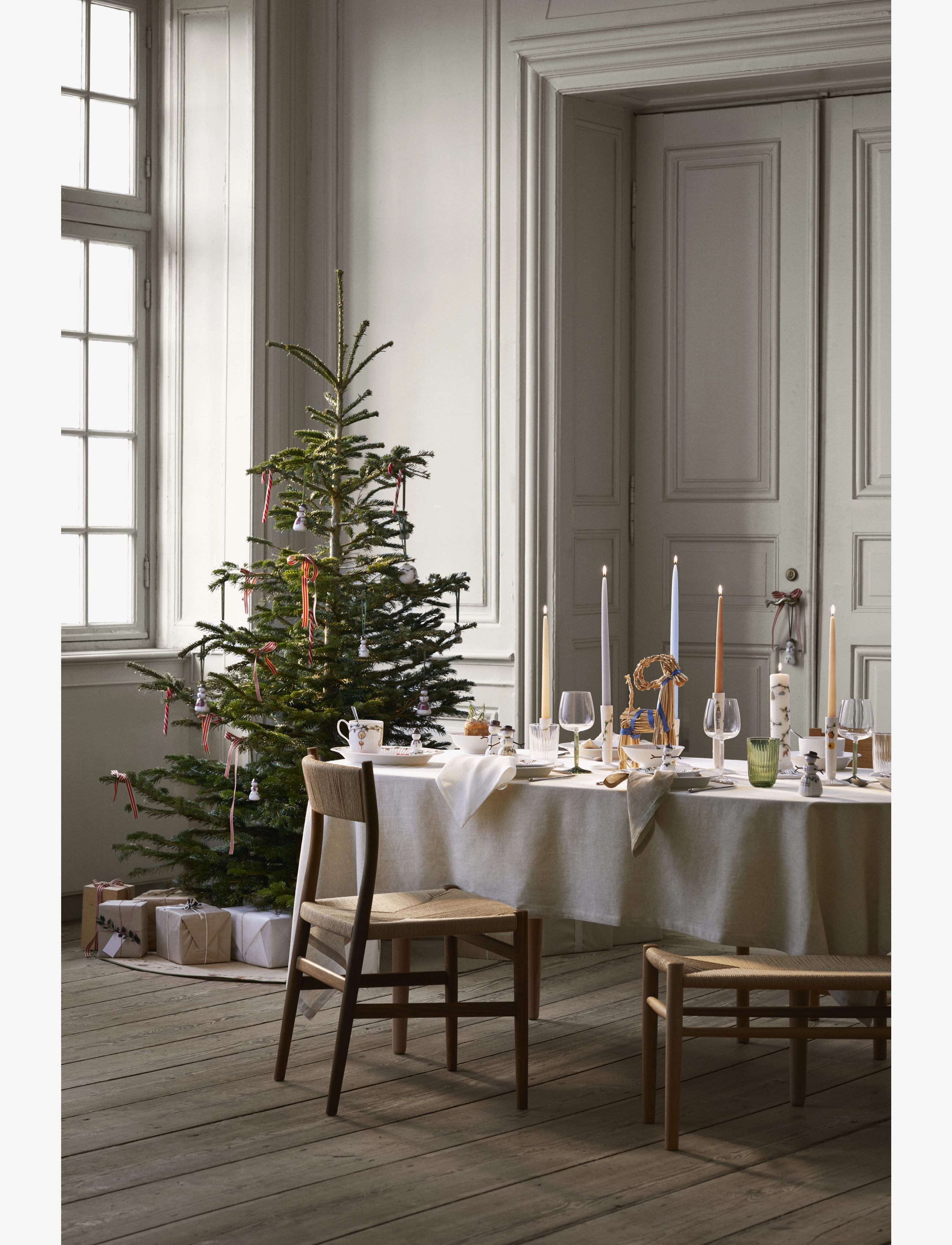 Kähler - Hammershøi Christmas Christmas tree rug Ø130 cm sand - weihnachtsdekoration - sand - 4