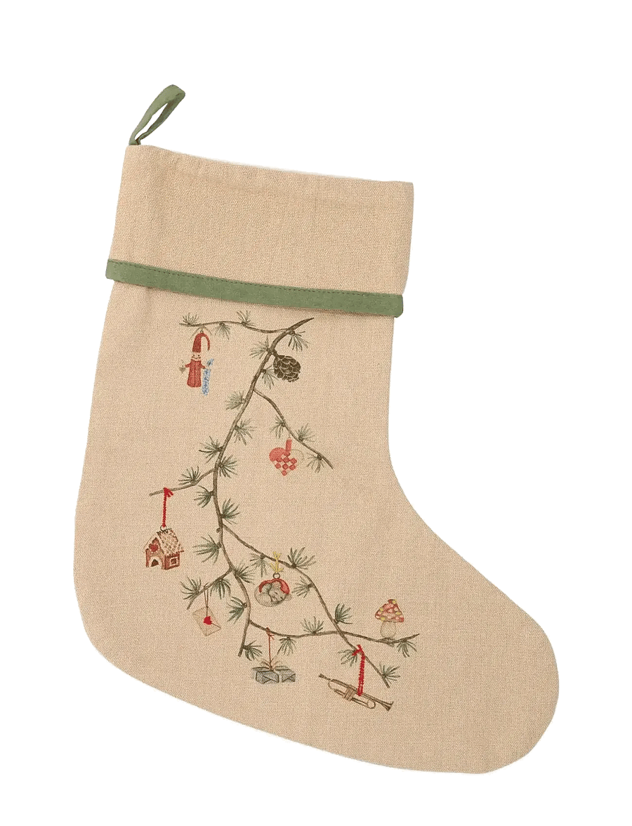 Kähler - Hammershøi Christmas Christmas sock H46 sand - weihnachtsaccessoires - sand - 1