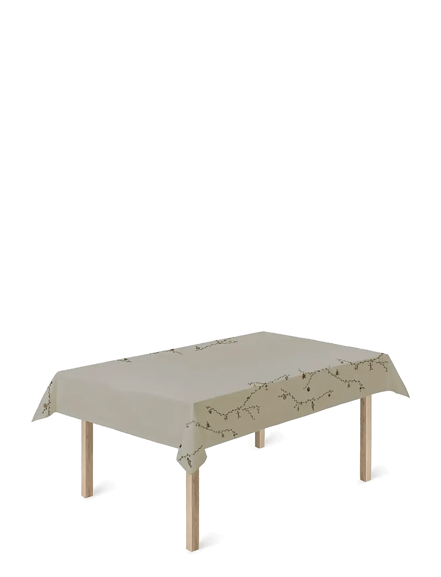 Kähler - Hammershøi Christmas Tablecloth 150x320 cm sand - laudlinad - sand - 1