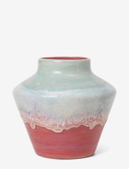 Poppery Vase H20.5 cm mint/pink