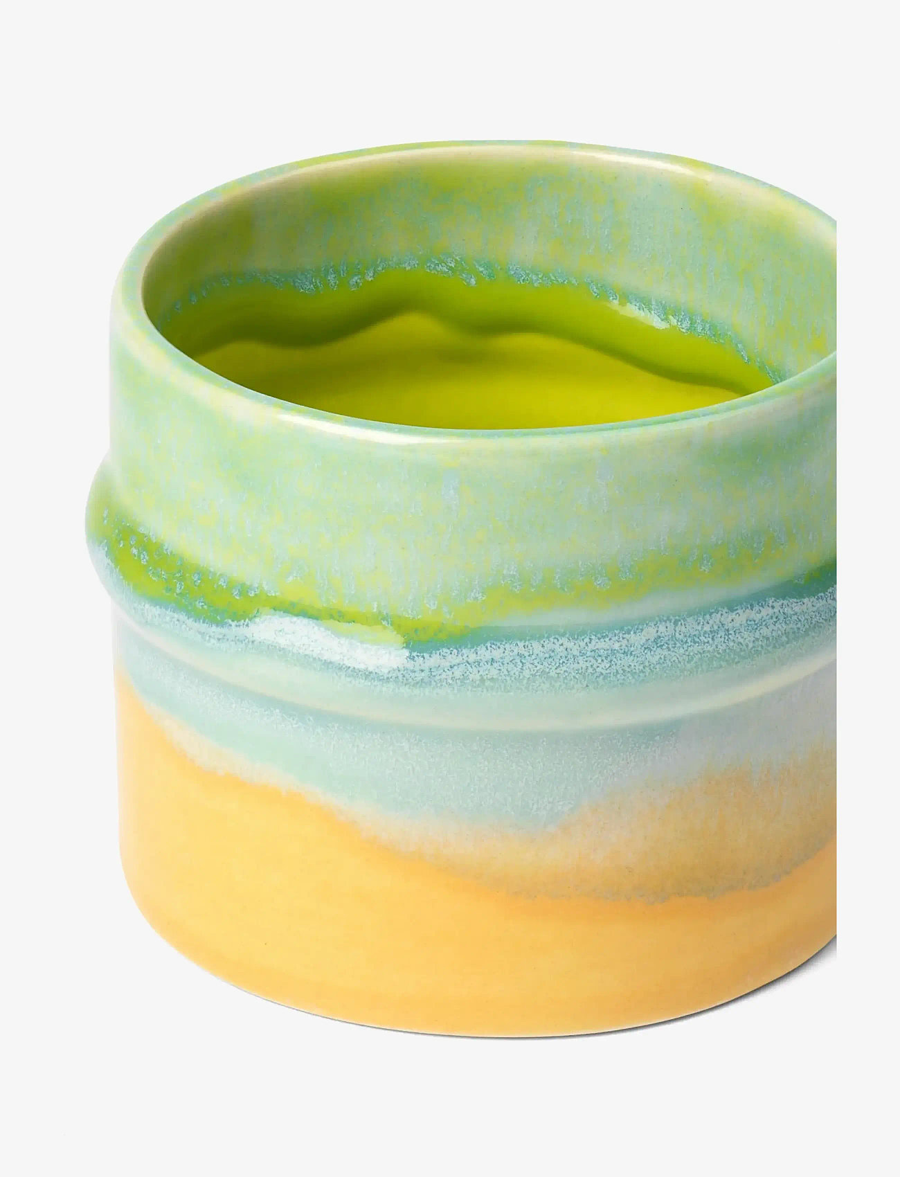 Kähler - Poppery Mugg 27 cl apple green/mint/yellow - tekoppar - apple green/mint/yellow - 2