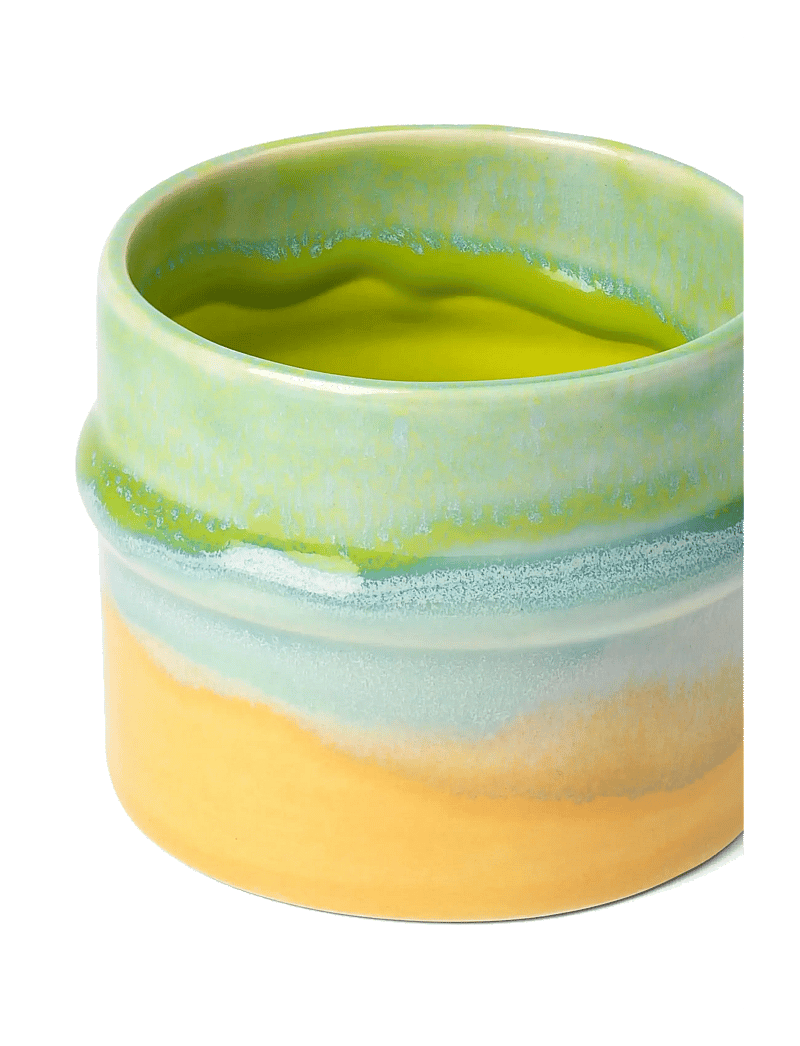 Kähler - Poppery Mug 27 cl apple green/mint/yellow - teetassen - apple green/mint/yellow - 2