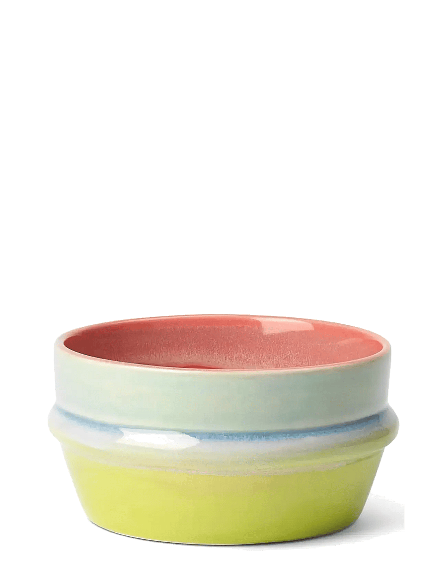 Kähler - Poppery Bowl Ø12 cm pink/mint/apple green - puuviljakausid - pink/mint/apple green - 1