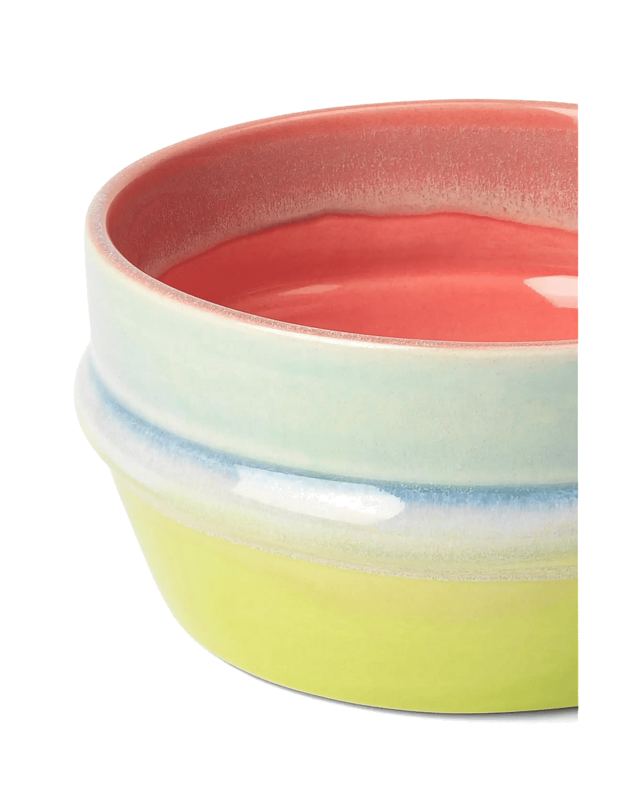 Kähler - Poppery Bowl Ø12 cm pink/mint/apple green - puuviljakausid - pink/mint/apple green - 2