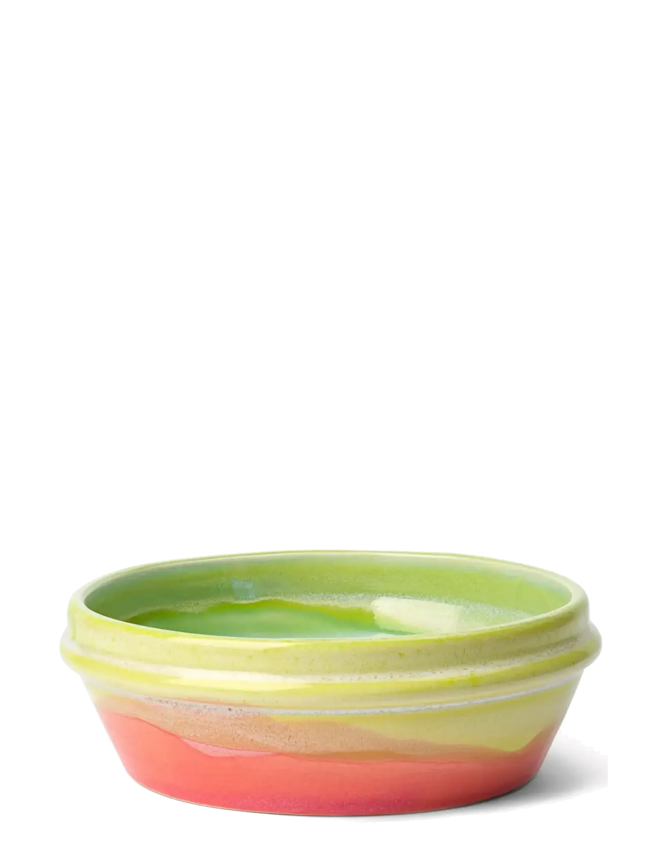 KÄHLER Poppery Skål Ø16 Cm Mint/Apple Grün/Pink Patterned - 5.5 CM - Unisex