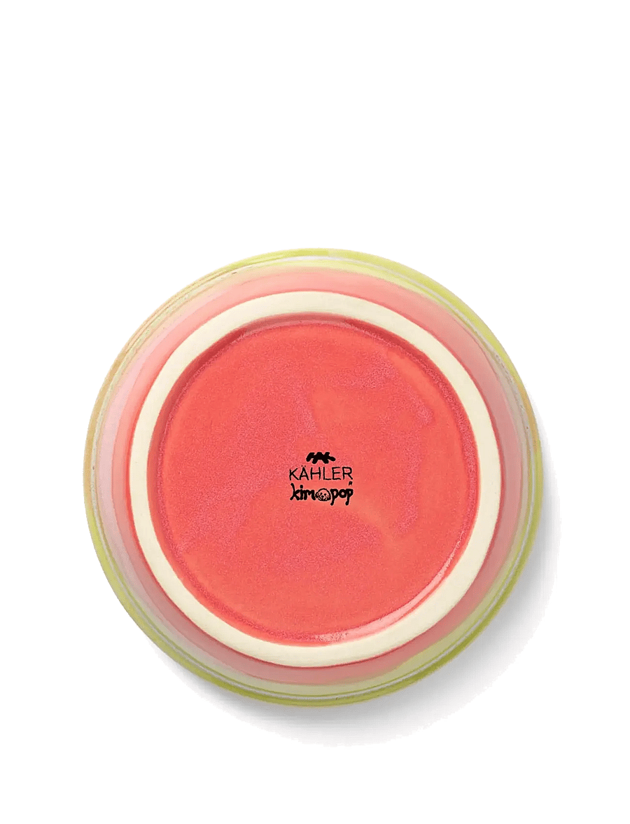 Kähler - Poppery Bowl Ø16 cm mint/apple green/pink - obstschalen - mint/apple green/pink - 3