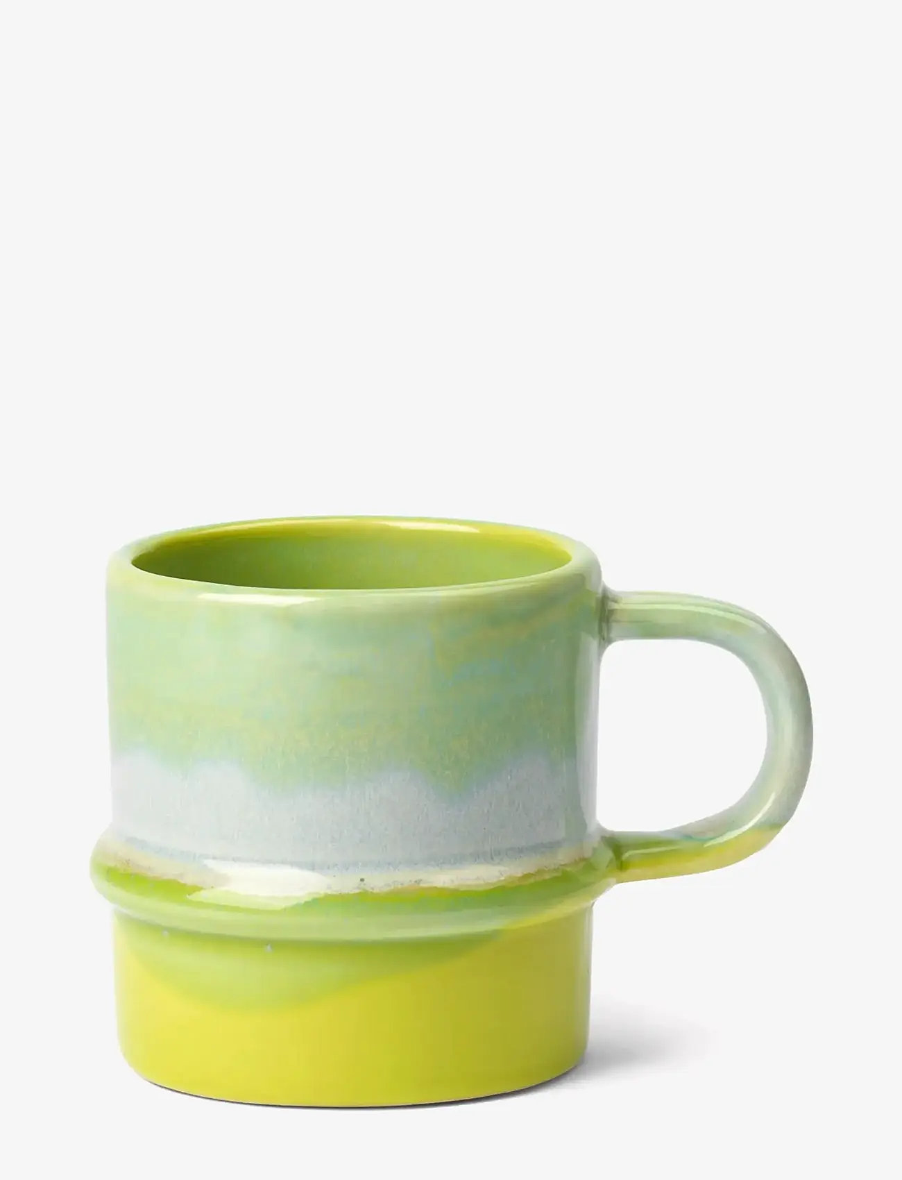 Kähler - Poppery Krus med hank 35 cl apple green/mint - tekopper - apple green/mint - 1