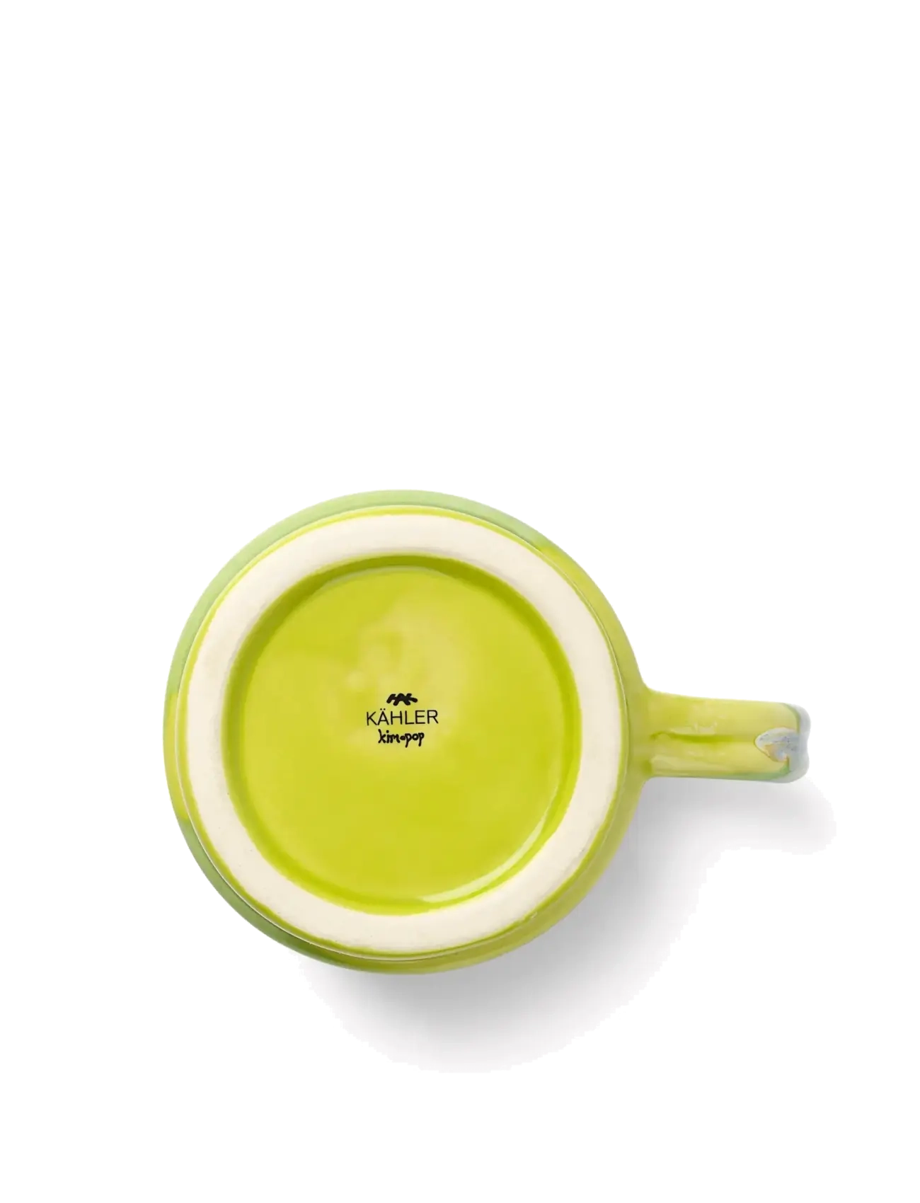 Kähler - Poppery Mug with handle 35 cl apple green/mint - teetassen - apple green/mint - 3