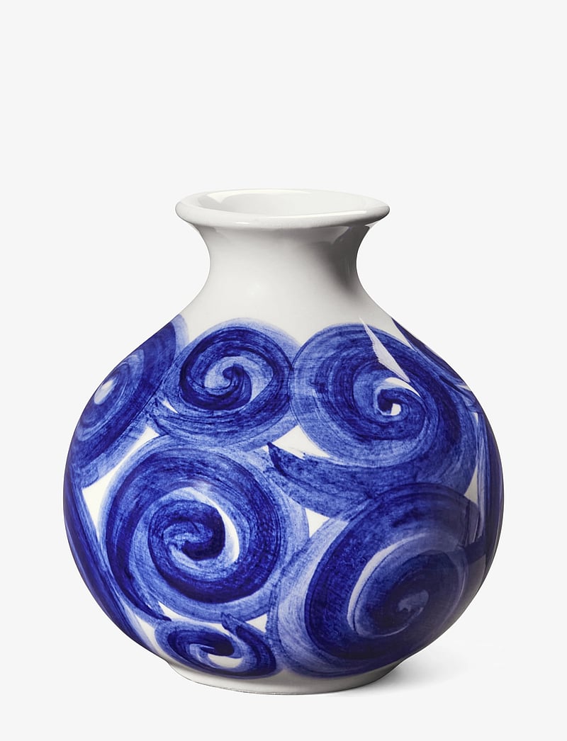 Kähler - Tulle Vase H10.5 cm blue - nach preis einkaufen - blue - 0