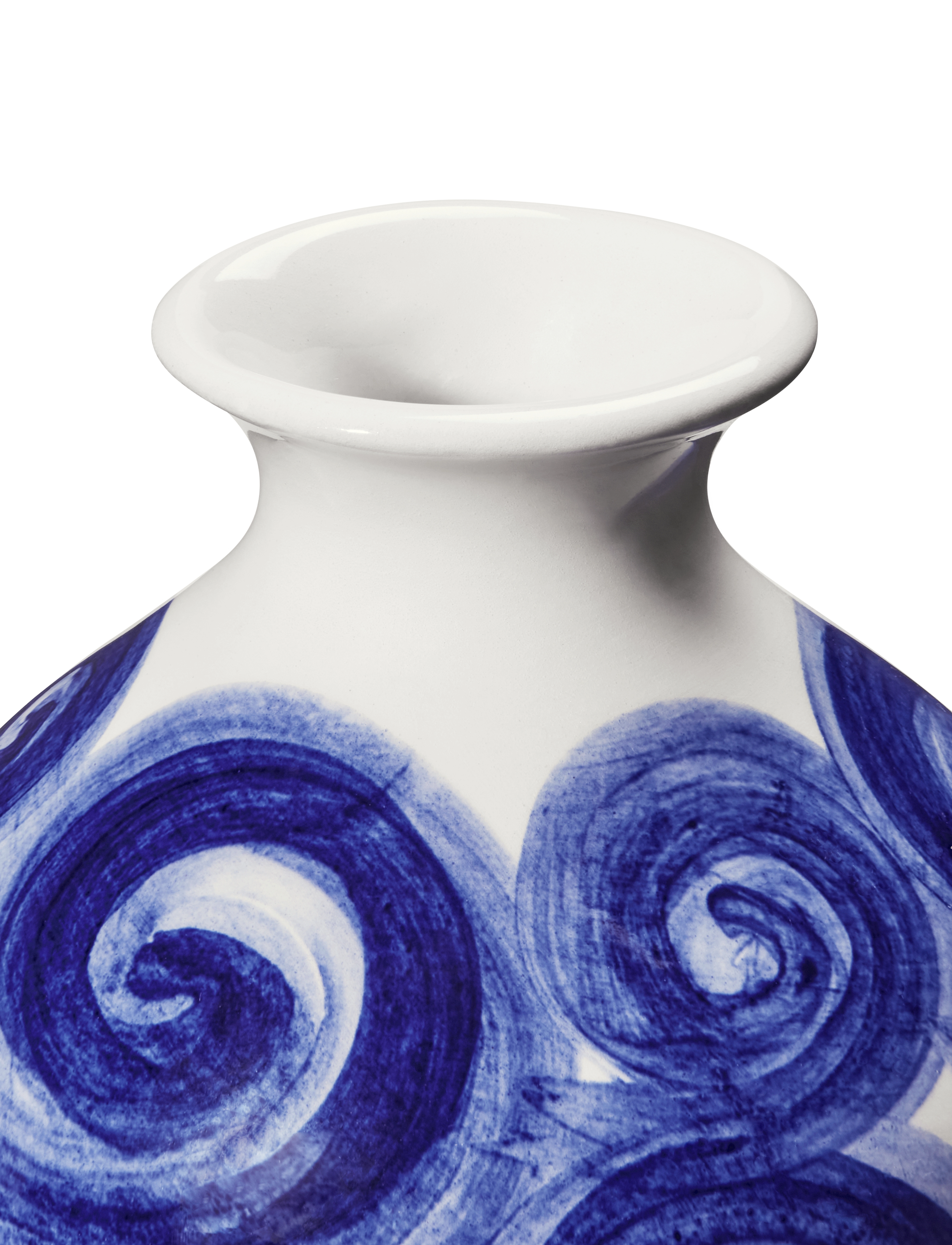 Kähler - Tulle Vase H10.5 cm blue - nach preis einkaufen - blue - 4