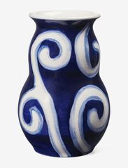 Tulle Vase H13 cm blue - BLUE