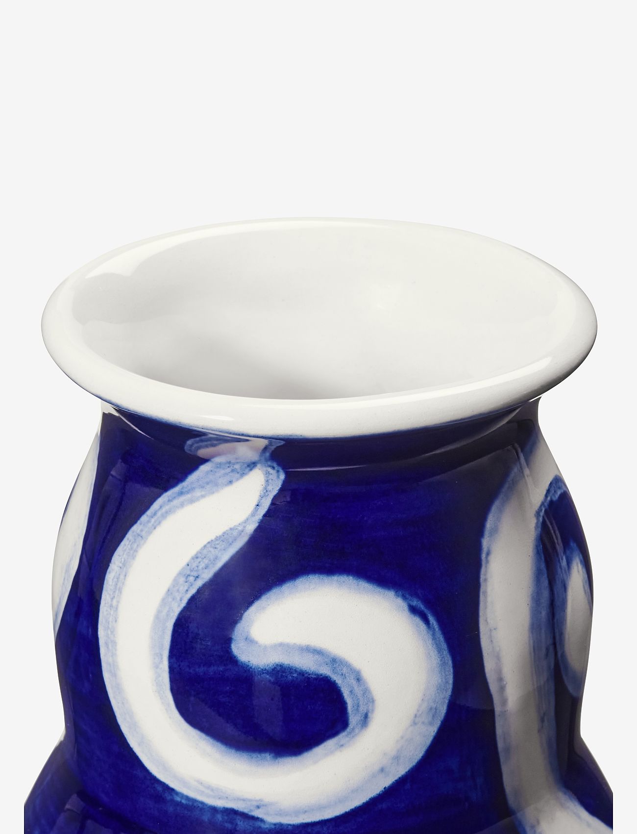 Kähler - Tulle Vase H13 cm blue - kleine vasen - blue - 1