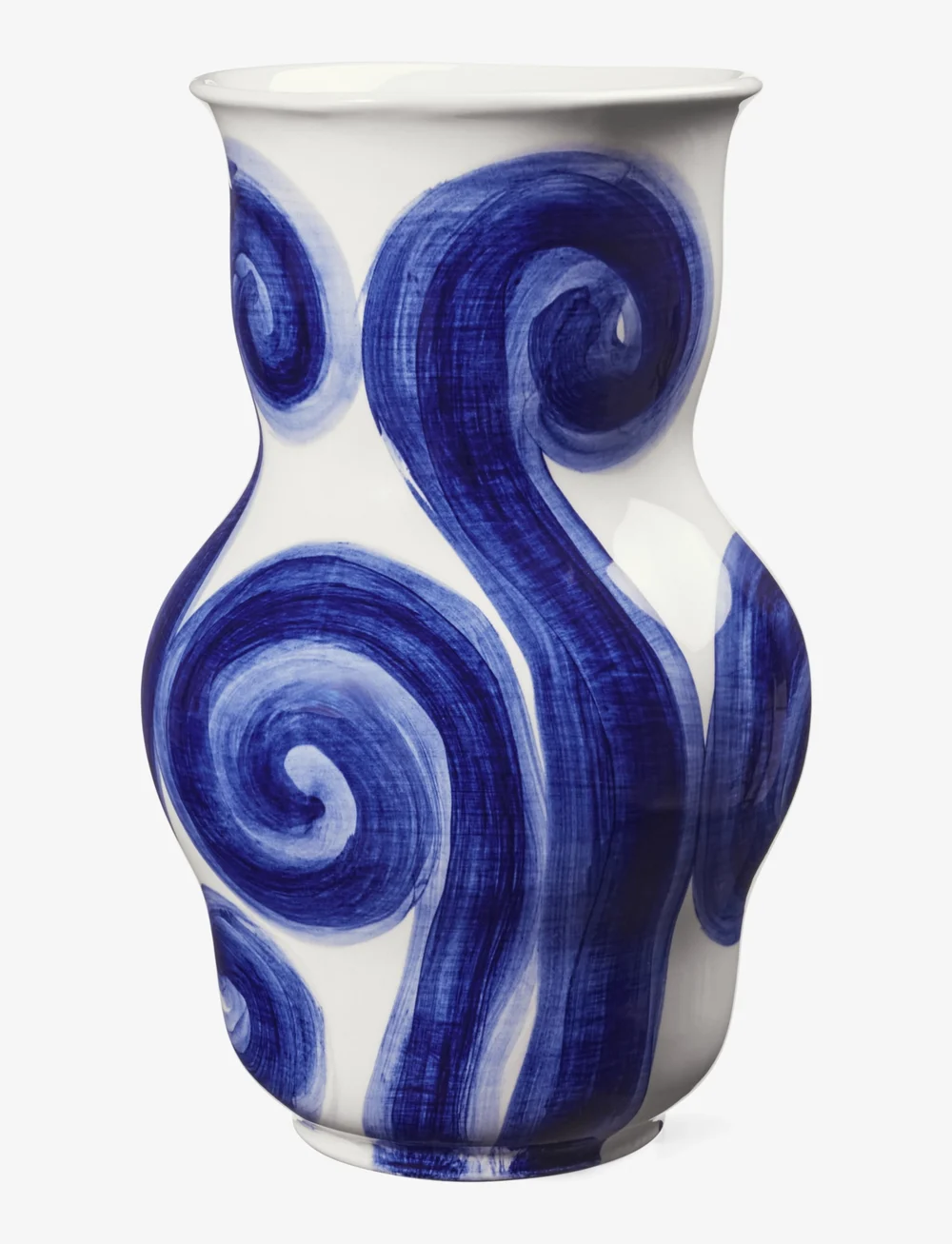 Kähler - Tulle Vase H22.5 cm blue - nach preis einkaufen - blue - 0