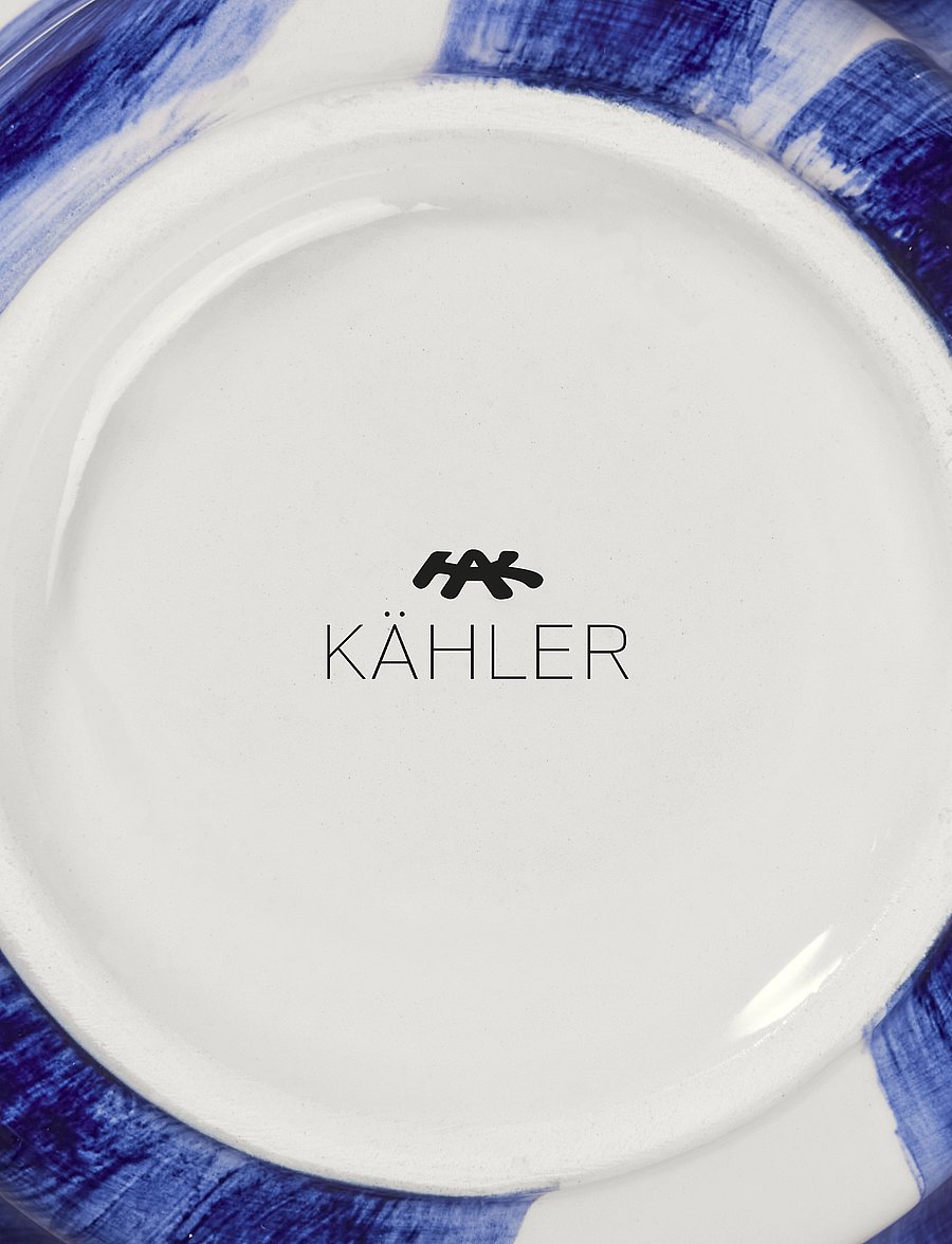 Kähler - Tulle Vase H22.5 cm blue - vaasid - blue - 5
