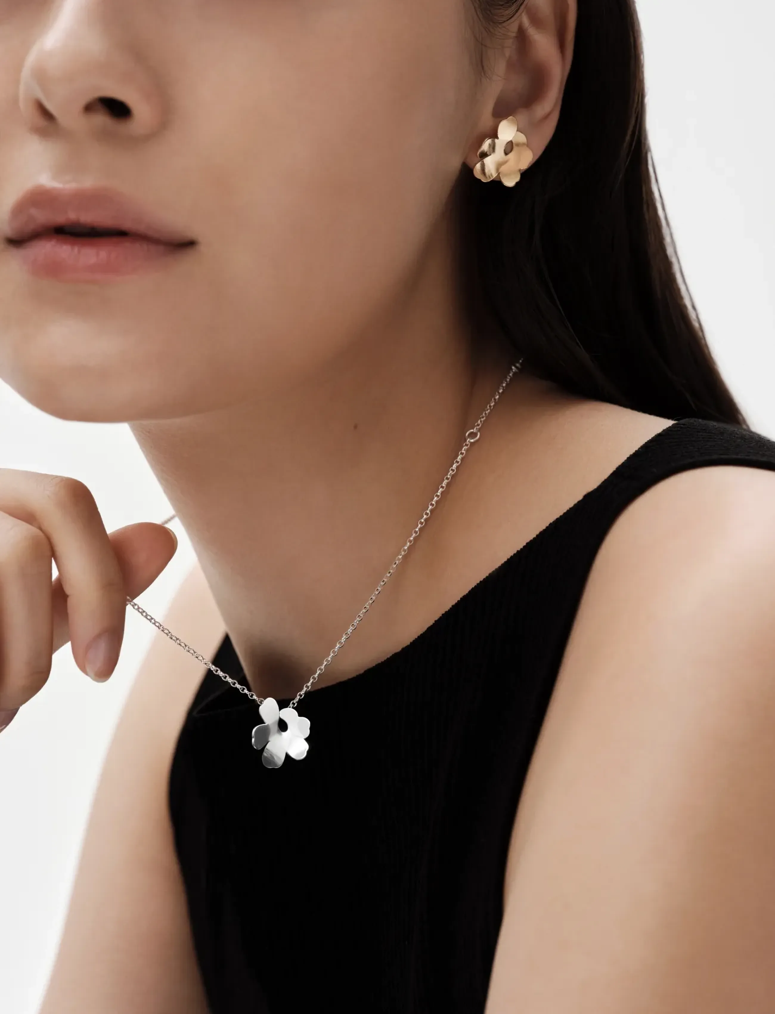 Kalevala - Kalevala x Marimekko Unikko Pendant Miniature - ketten mit anhänger - silver - 2