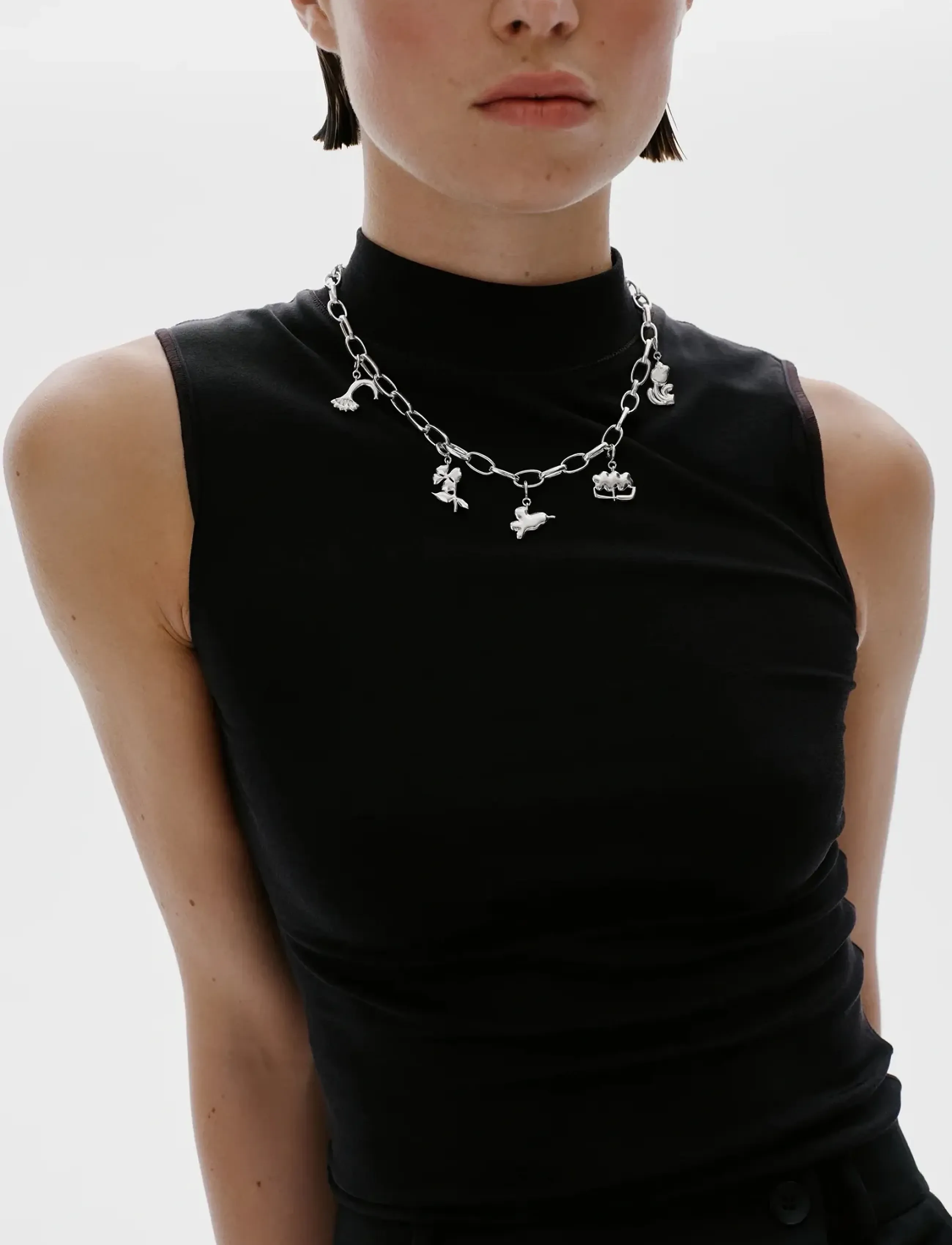 Kalevala - Kalevala x Marimekko Garden Necklace - halskæder - silver - 2