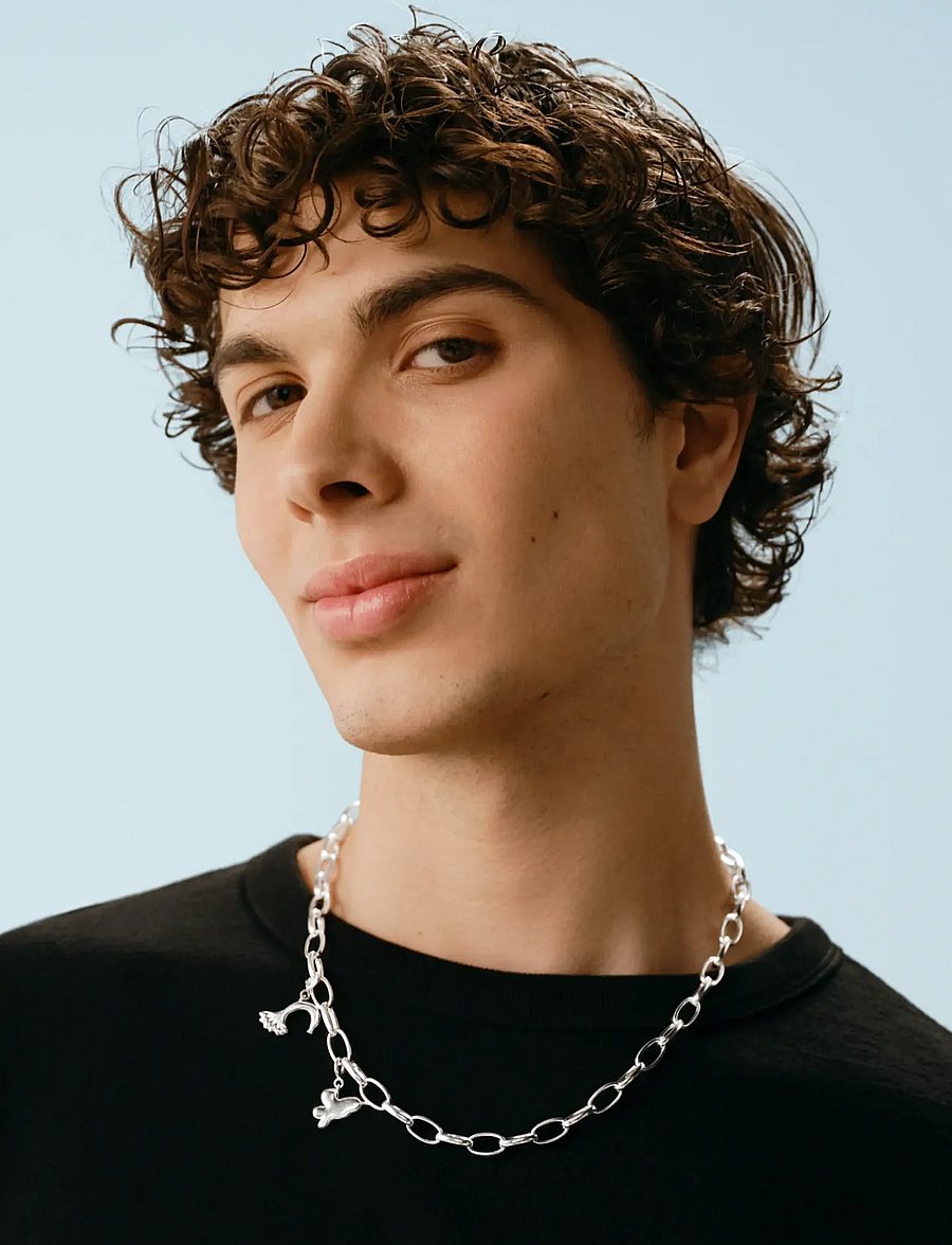 Kalevala - Kalevala x Marimekko Garden Necklace - halskæder - silver - 3