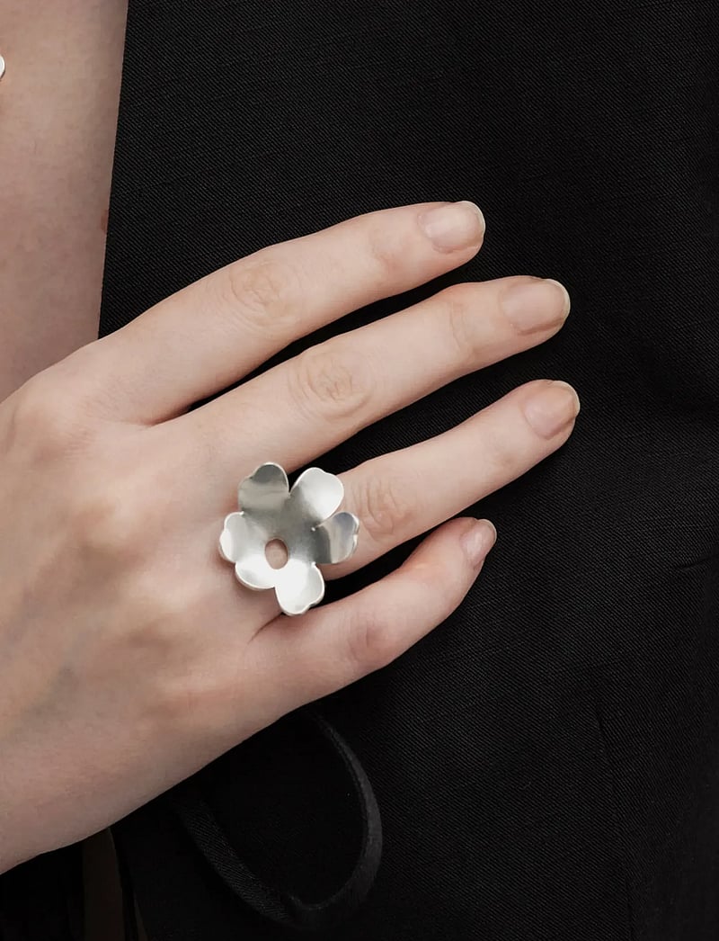 Kalevala - Unikko Ring - ringe - silver - 0