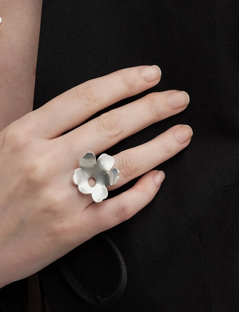 Kalevala - Unikko Ring - ringe - silver - 0