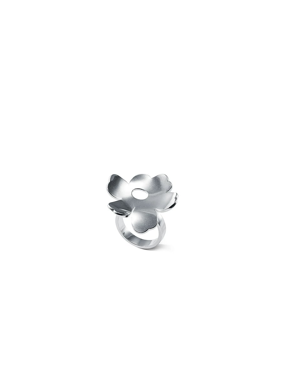 Kalevala - Kalevala x Marimekko Unikko Ring - ringar - silver - 3