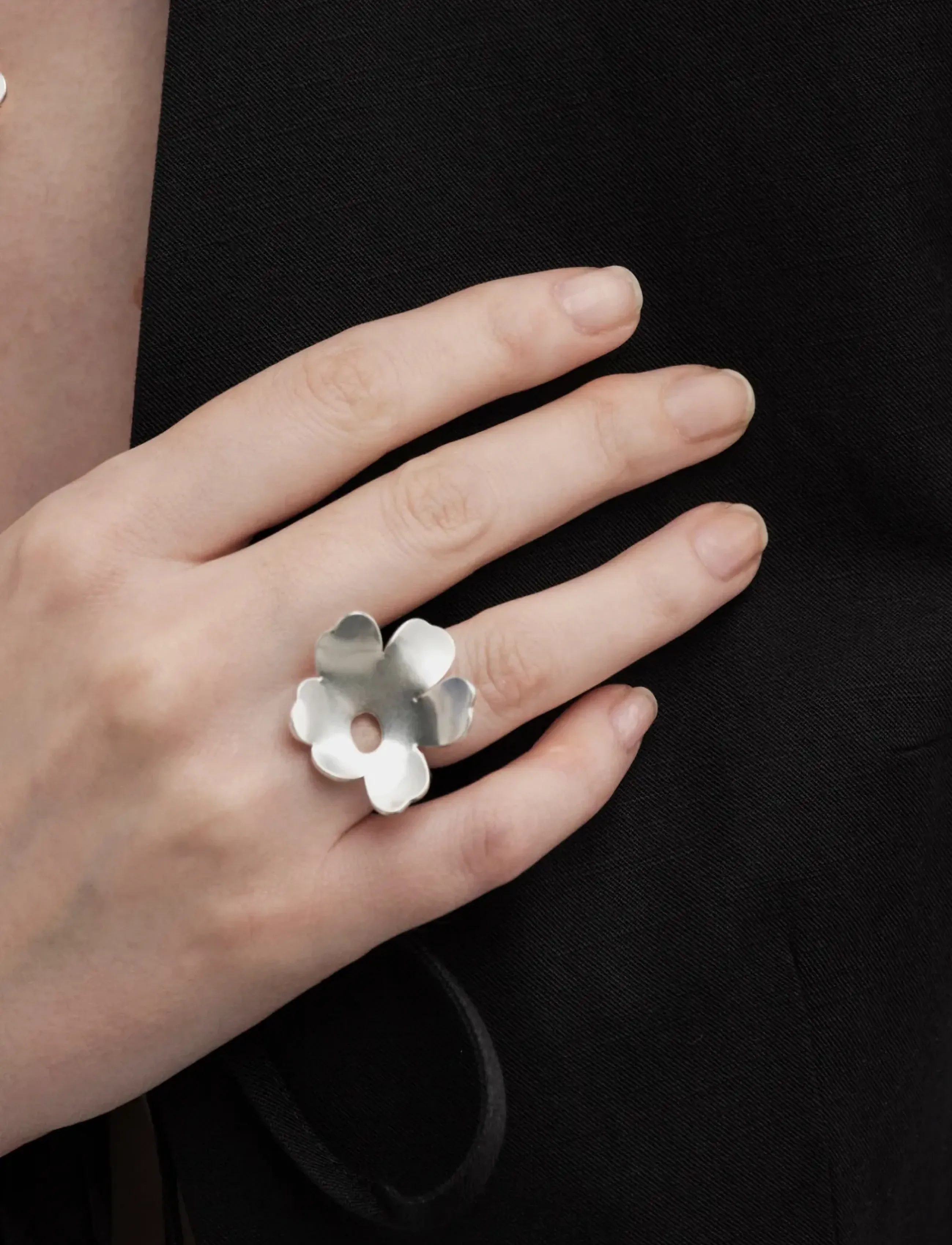 Kalevala Unikko Ring, S(15.0-16.0), Silver, Smykker > Ringe, Dame