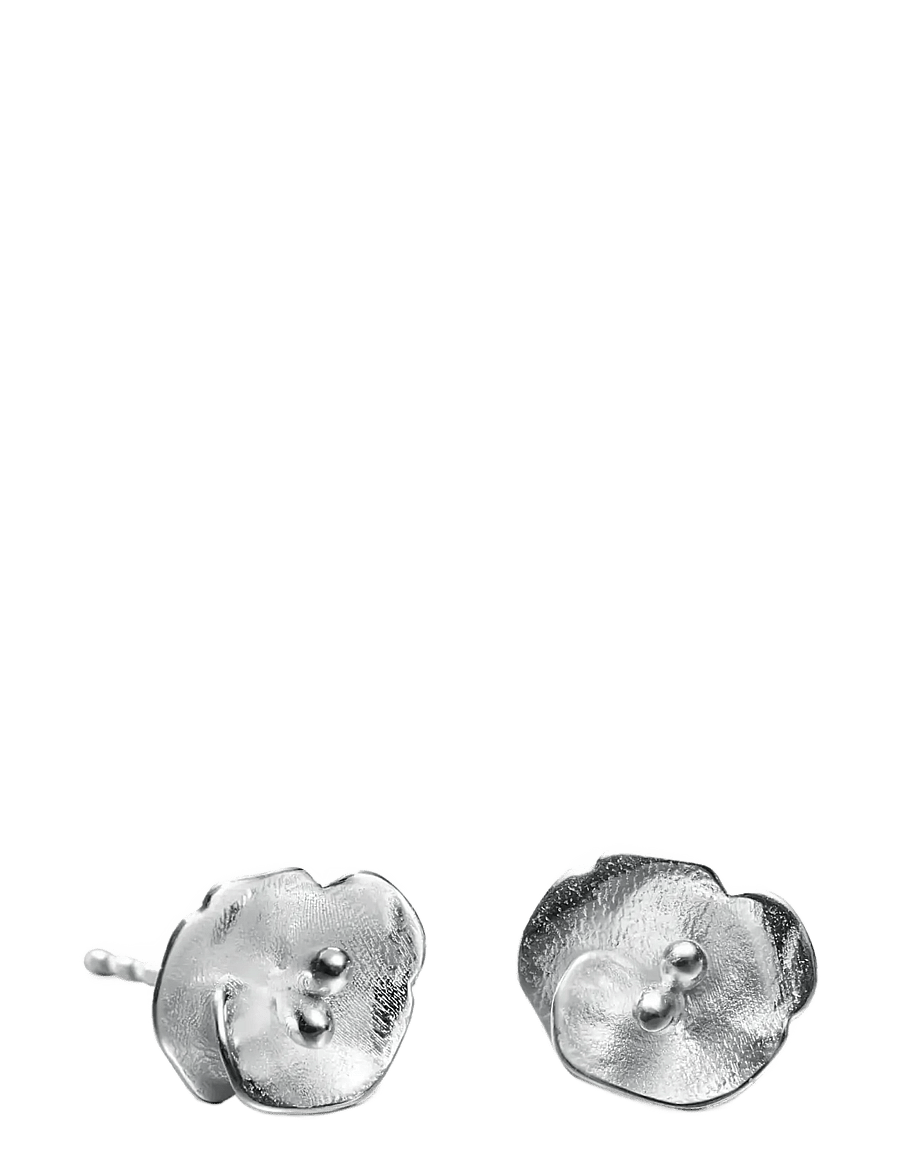 Kalevala - Summer Night Rose miniature earrings - ohrstecker - silver - 0