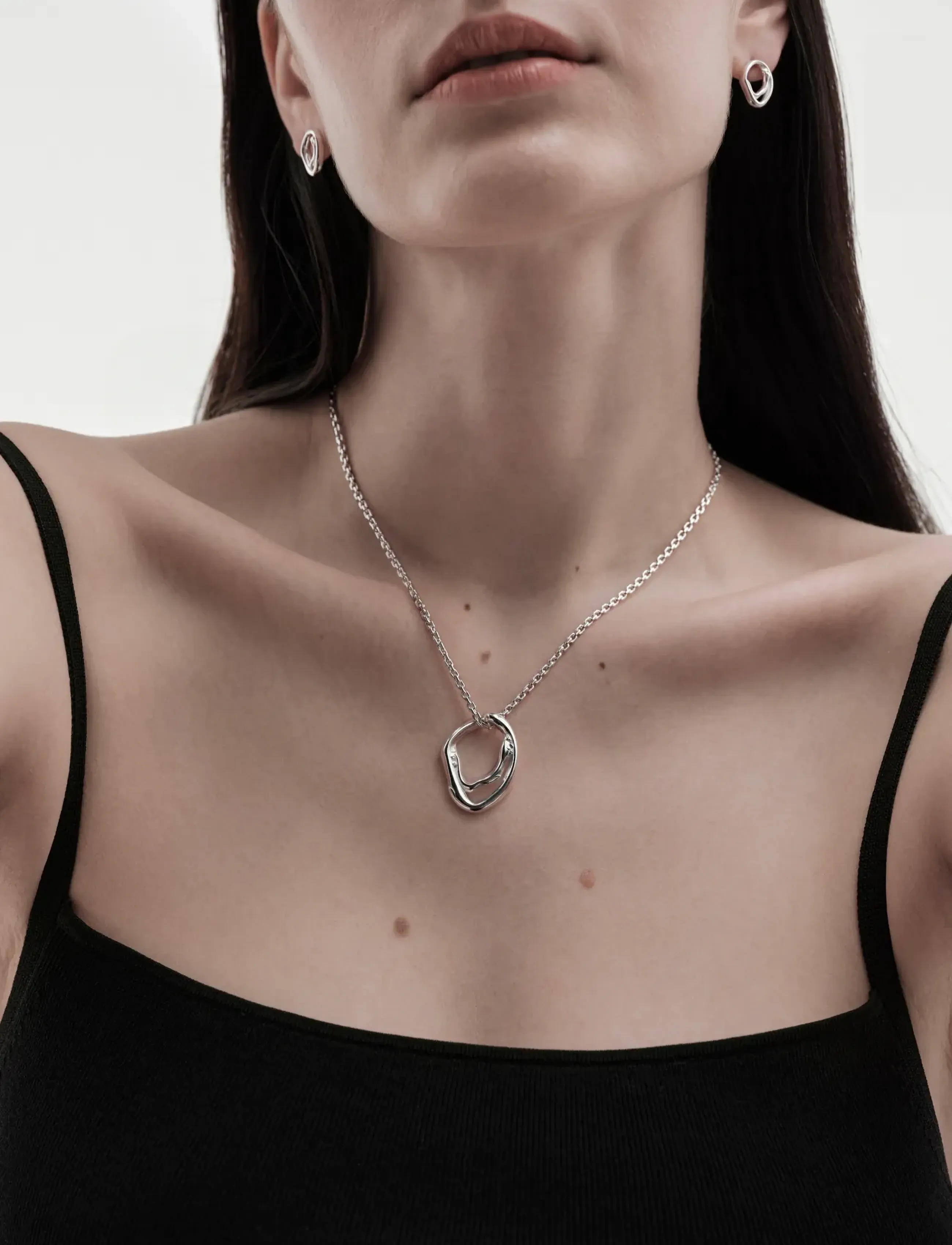 Kalevala - Männyt earrings - ohrstecker - silver - 2