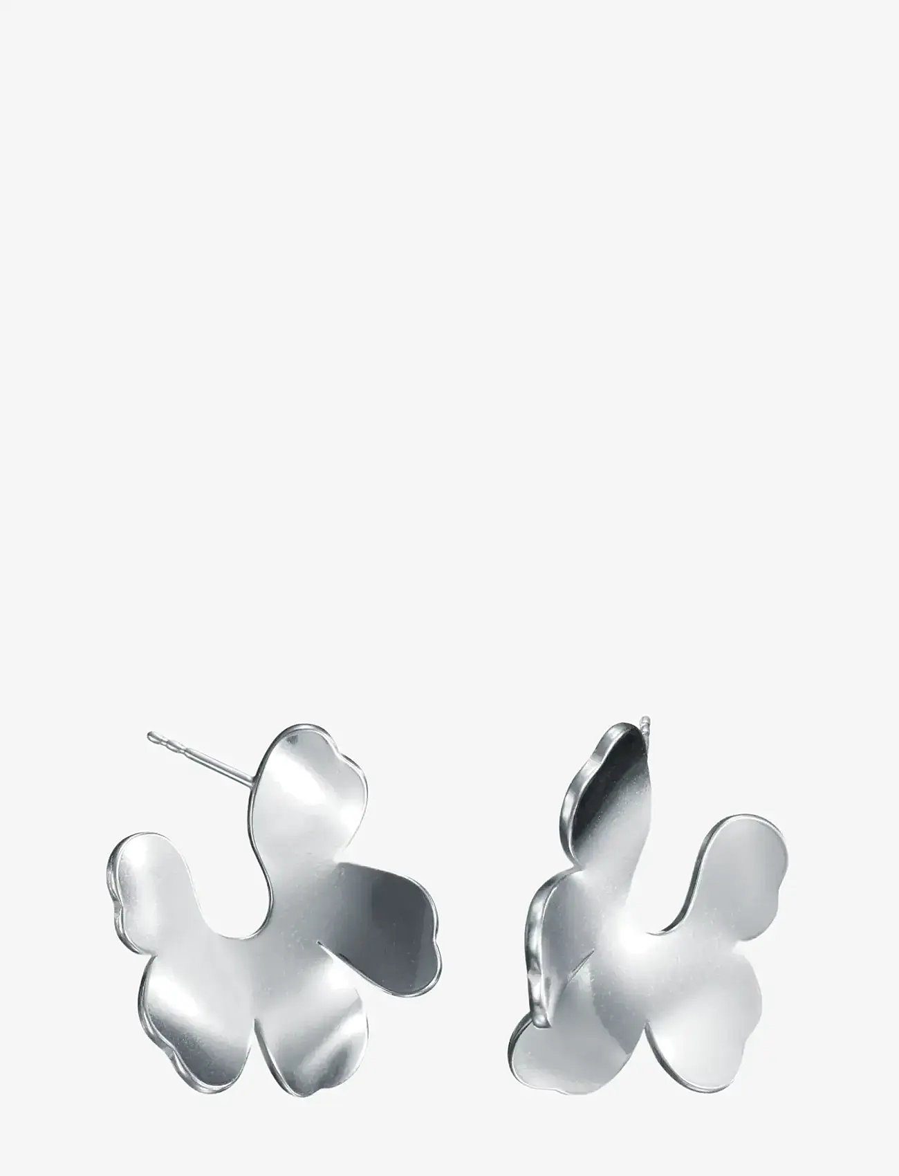 Kalevala - Unikko  Earrings small - Ørestikker - silver - 1