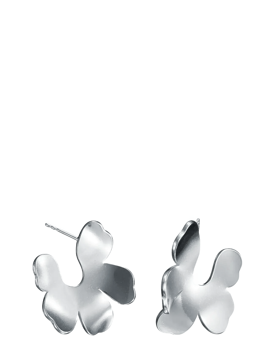 Kalevala - Unikko Earrings small - nappikorvakorut - silver - 1