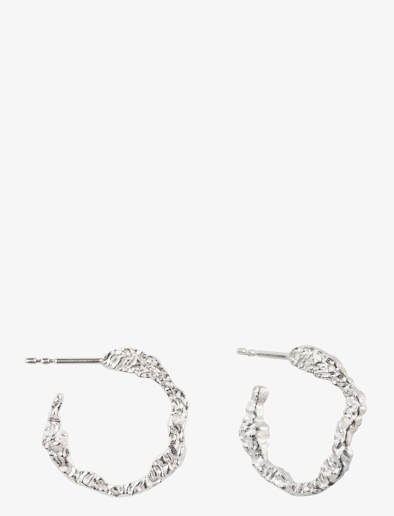 Kalevala - Itu hoop earrings - Ørestikker - silver - 1