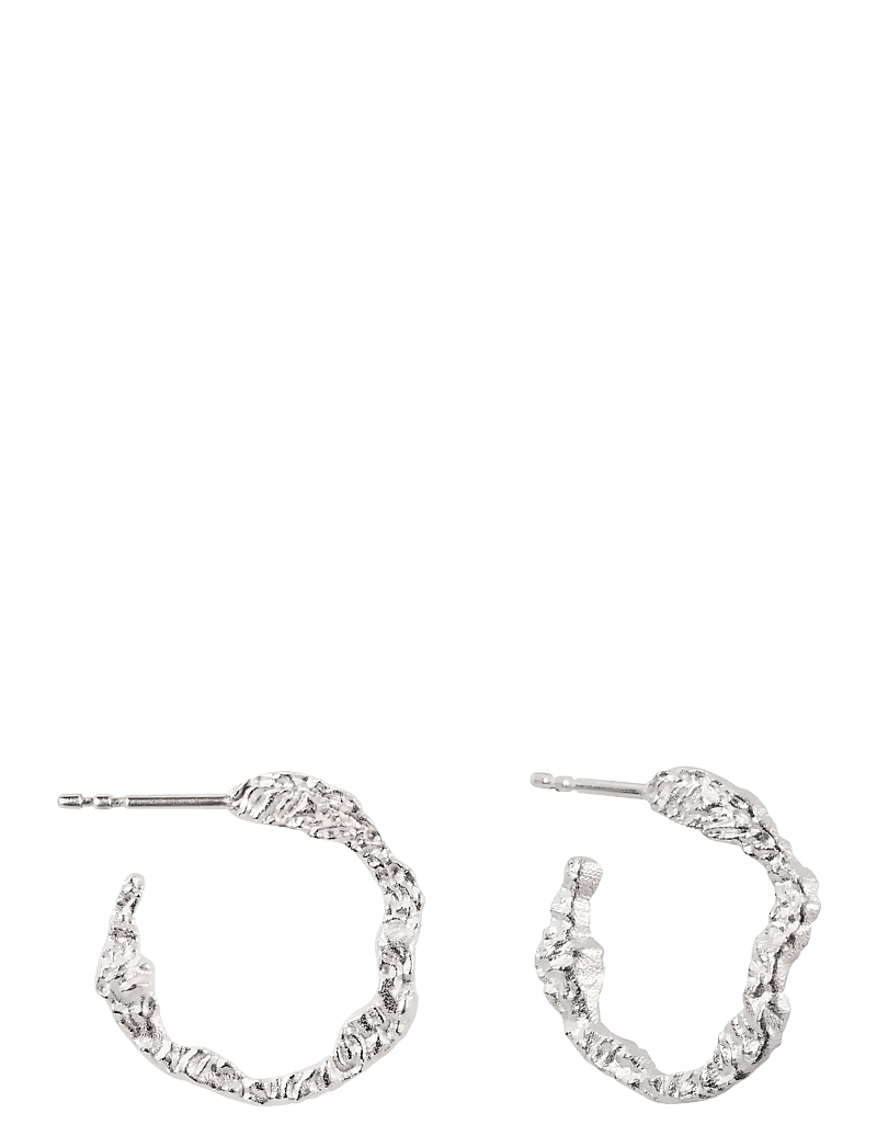 Kalevala - Itu hoop earrings - Ørestikker - silver - 1