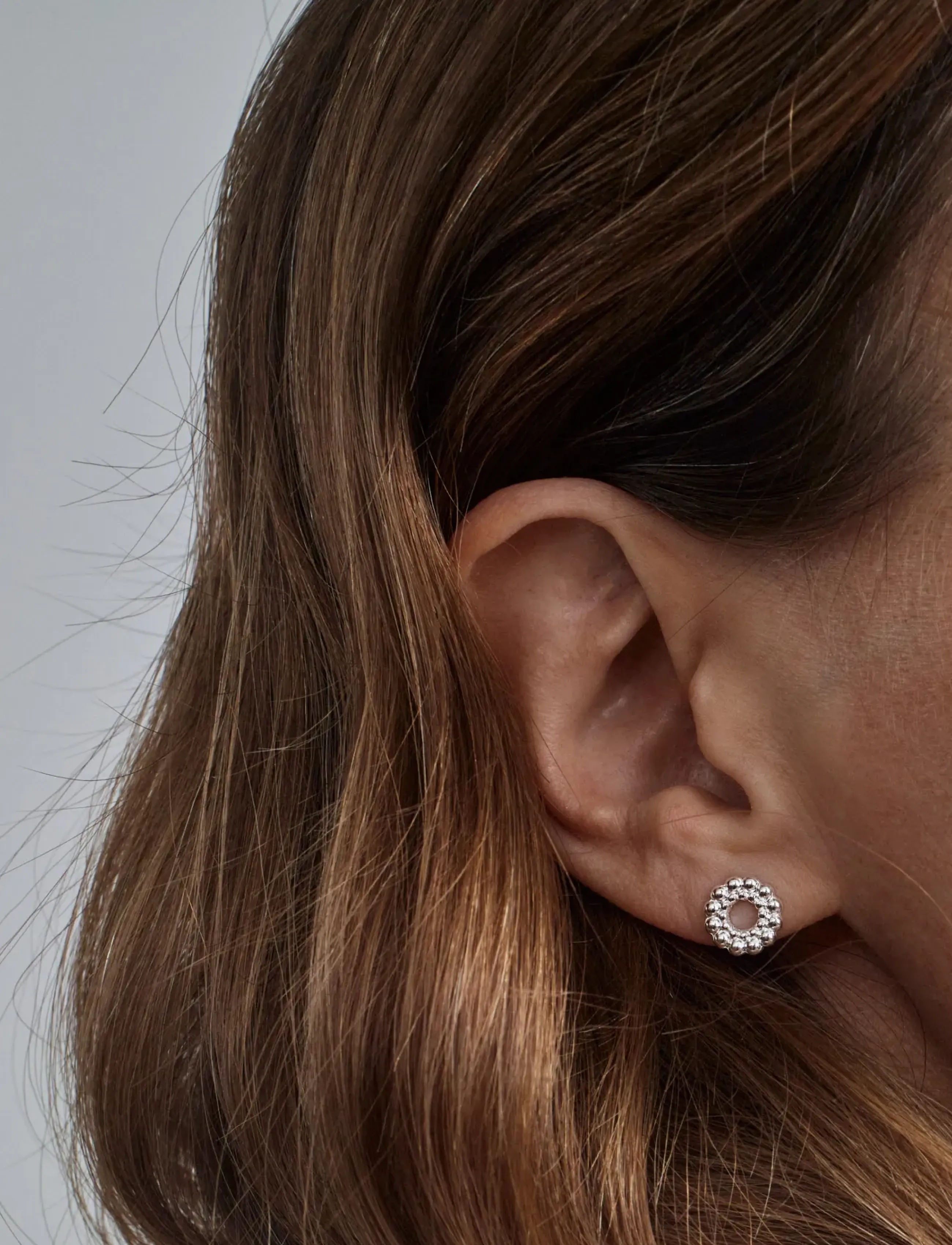 Kalevala Circle Of Light Stud Earrings, One Size, Silver, Øreringe > Ørestikker, Dame