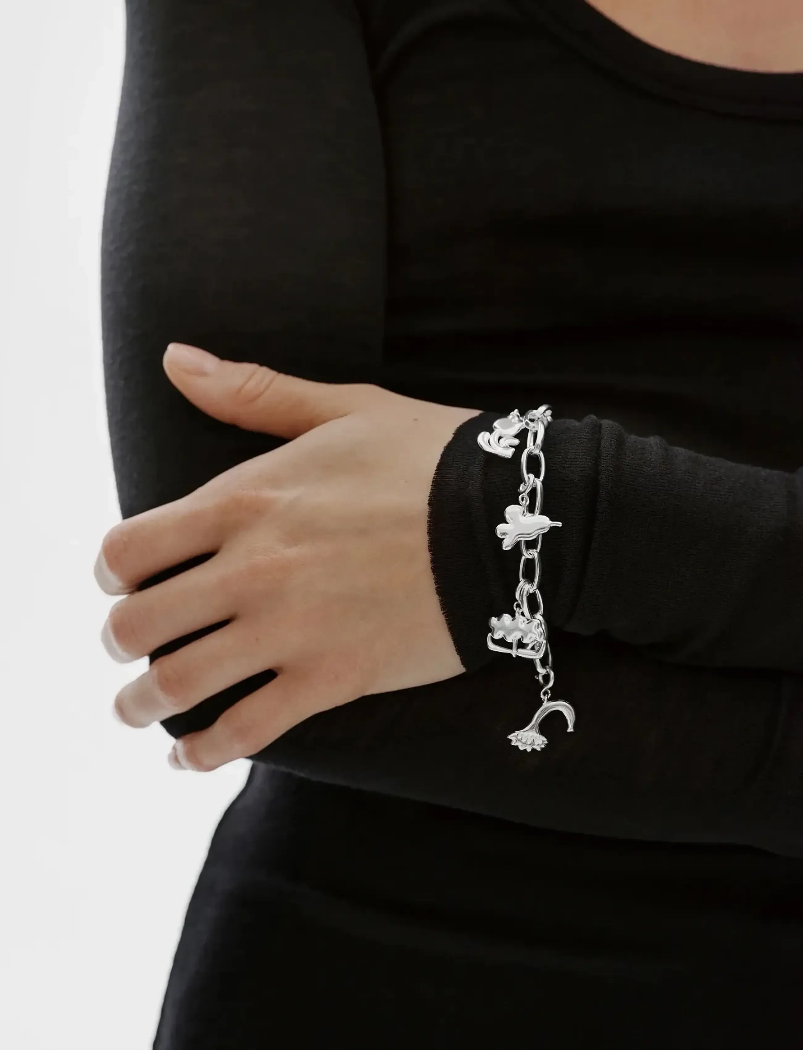 Kalevala - Kalevala x Marimekko Garden Vinkkeli charm - vedhæng - silver - 2