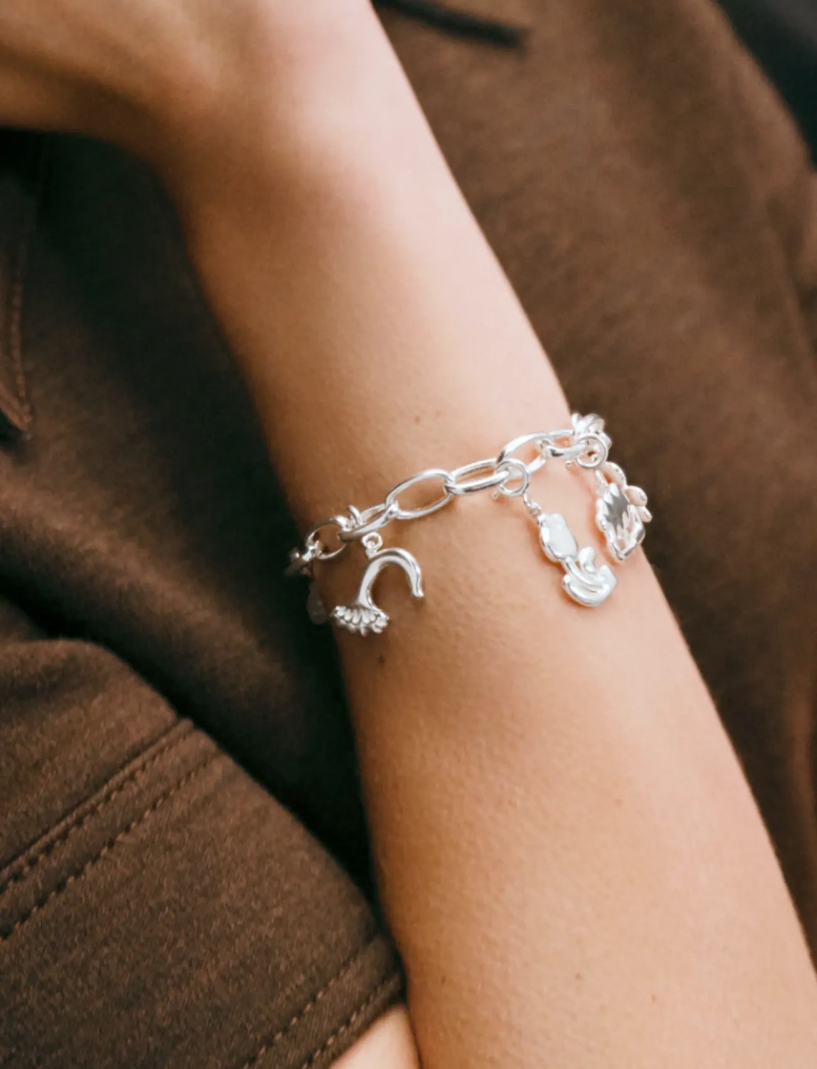 Kalevala Kalevala X Marimekko Garden Paahde Charm, One Size, Silver, Smykker > Vedhæng, Dame